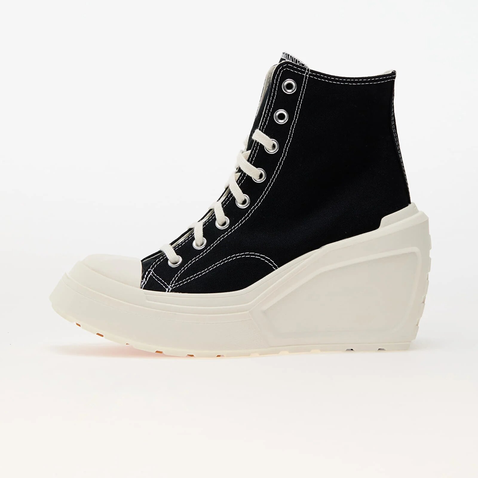 Converse Сникърси Chuck 70 De Luxe Wedge Black/ Black/ Egret