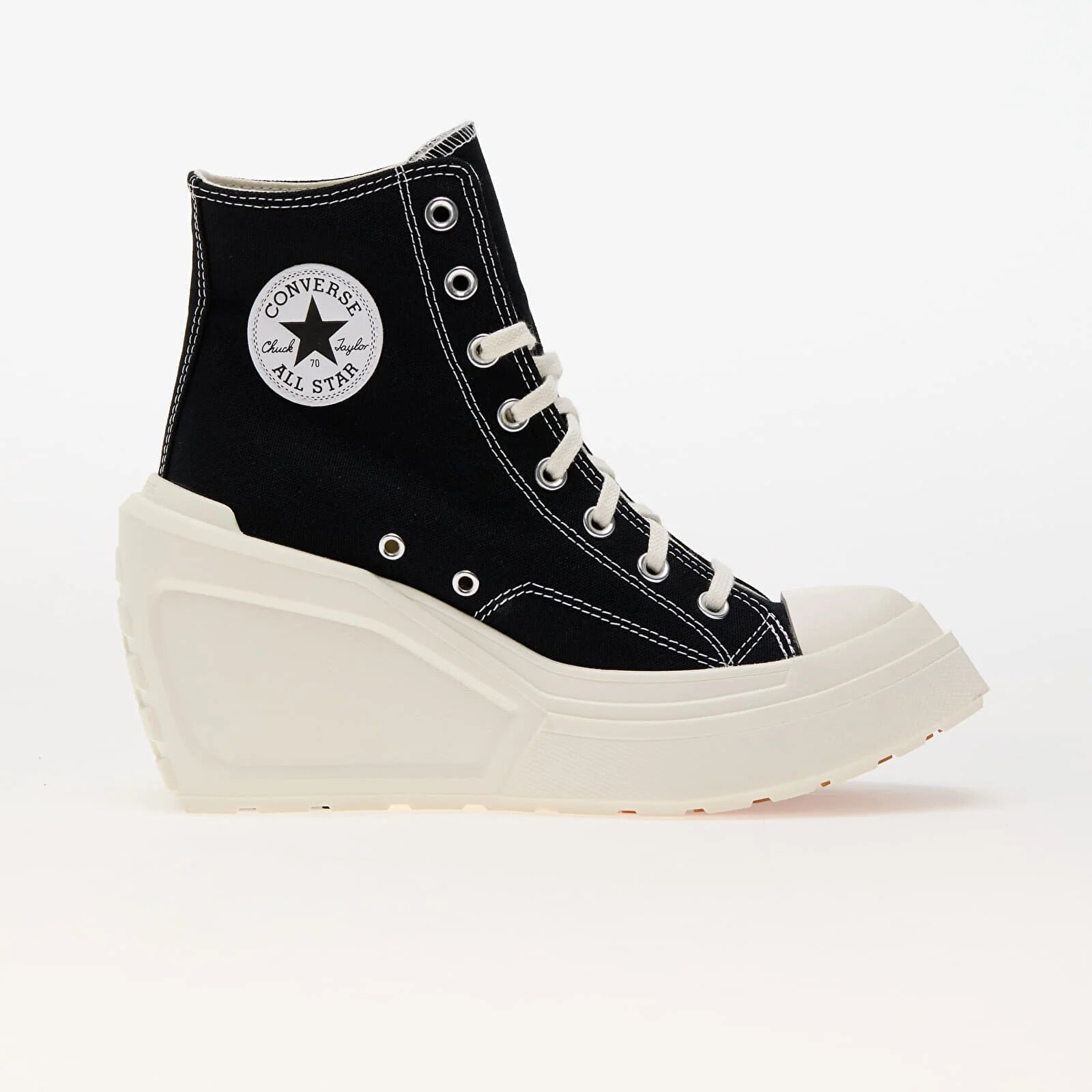 Converse Сникърси Chuck 70 De Luxe Wedge Black/ Black/ Egret