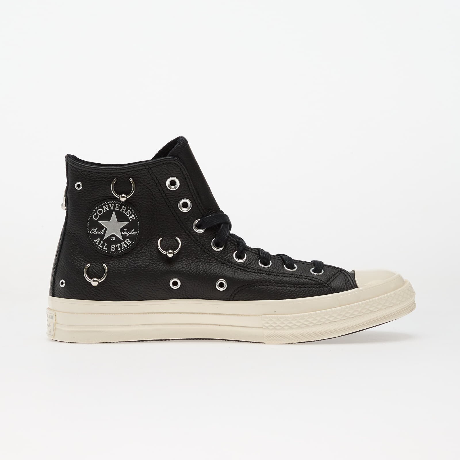 Converse Сникърси Chuck 70 Hi Black/ Silver/ Egret