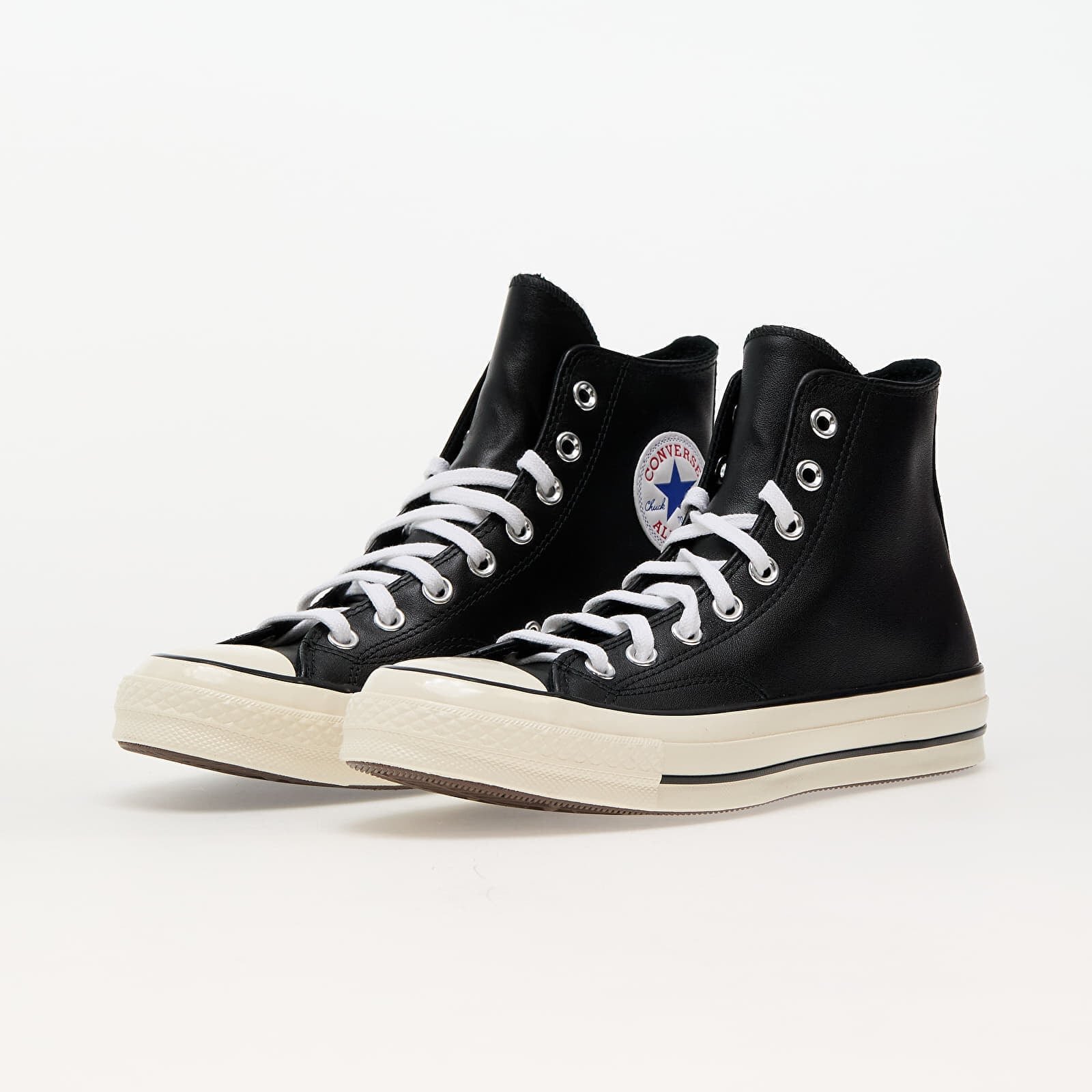 Converse Сникърси Chuck 70 Leather Black/ White/ Egret