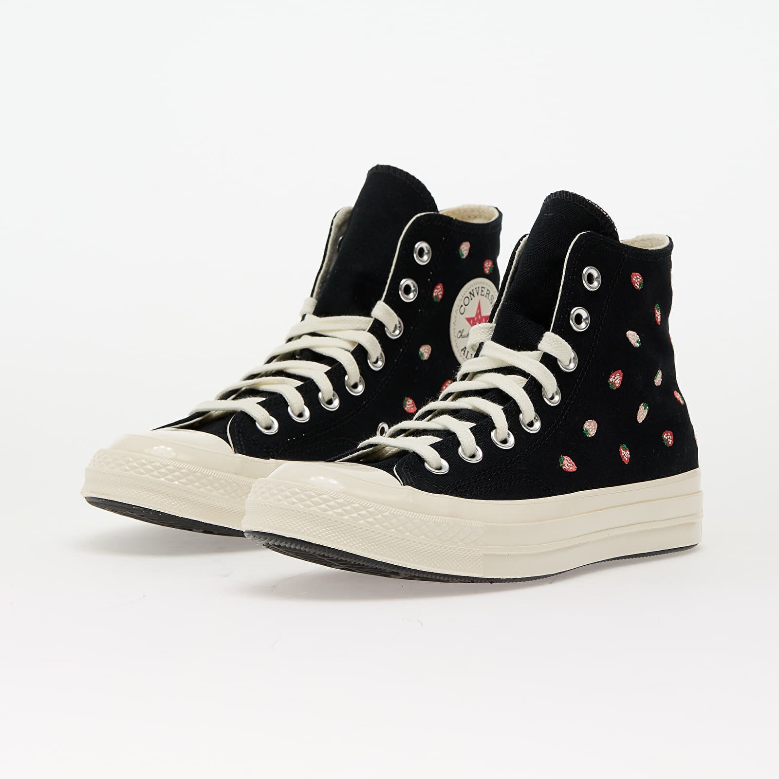 Converse Сникърси Chuck 70 Strawberries Black/ Soft Red/ Green