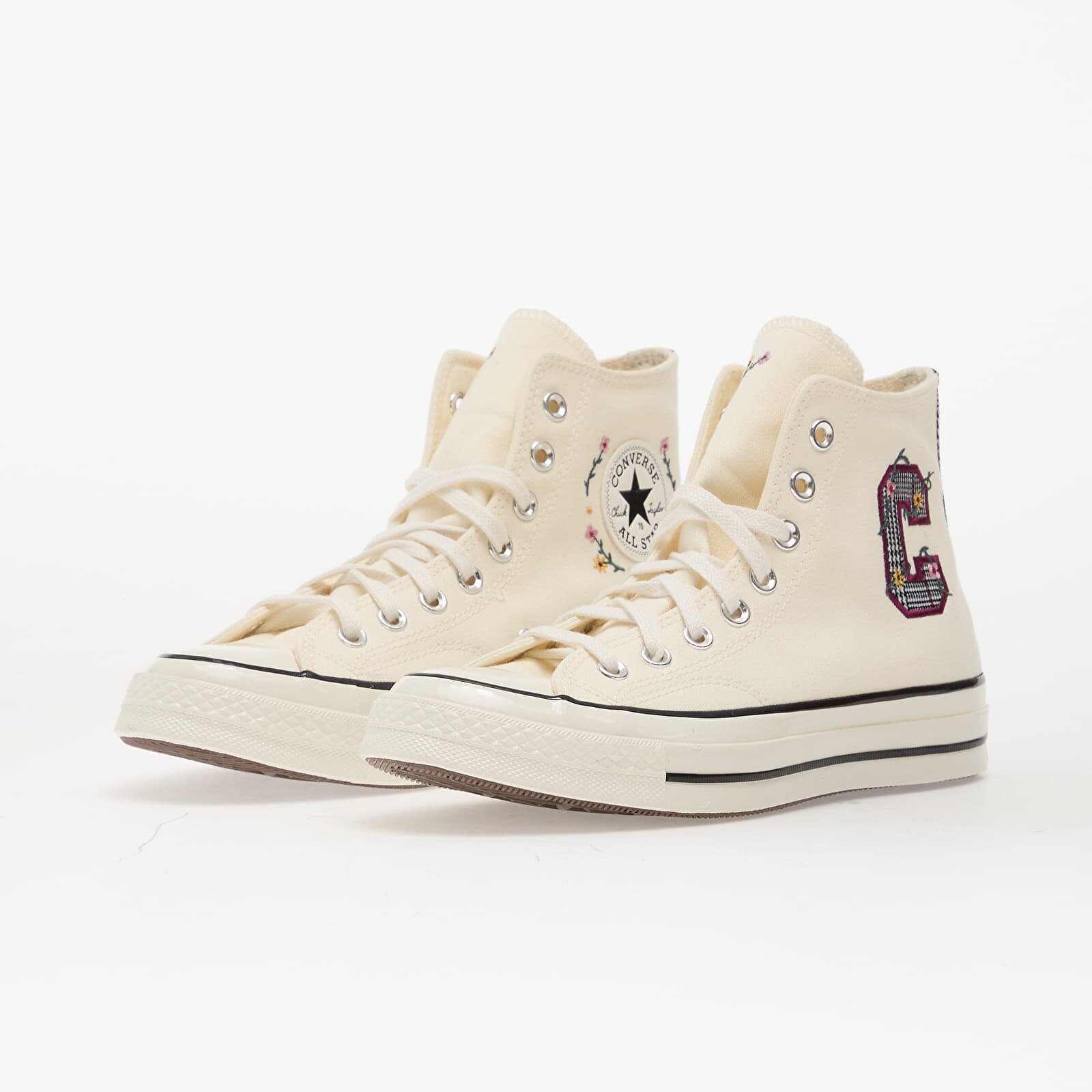 Converse Сникърси Chuck 70 Varsity Vines Hi Egret/ Black/ Frozen Acai