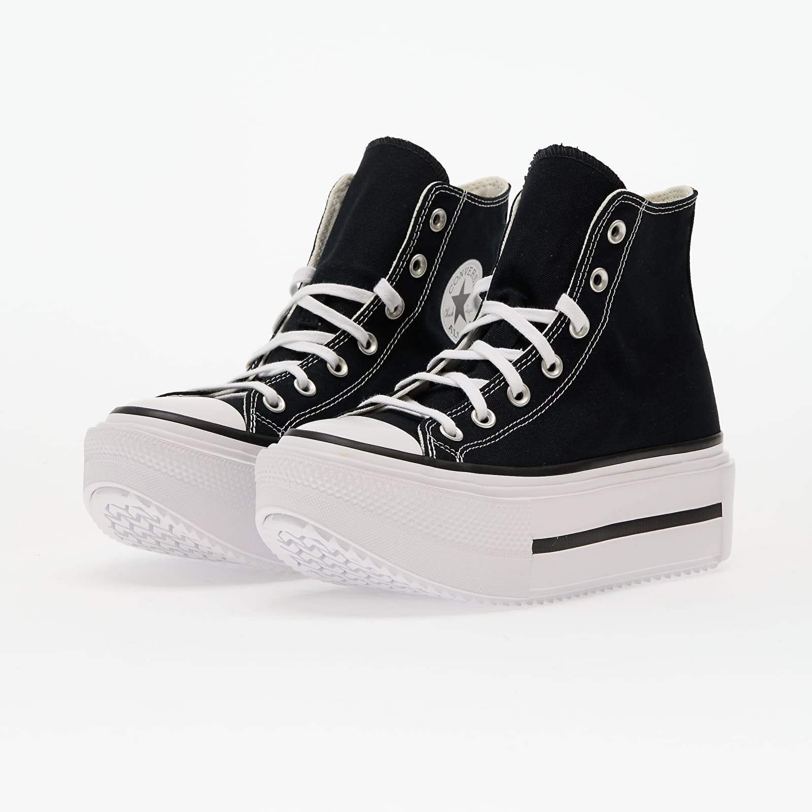 Converse Сникърси Chuck Taylor All Star Lift Double Stack Black/ White/ Black