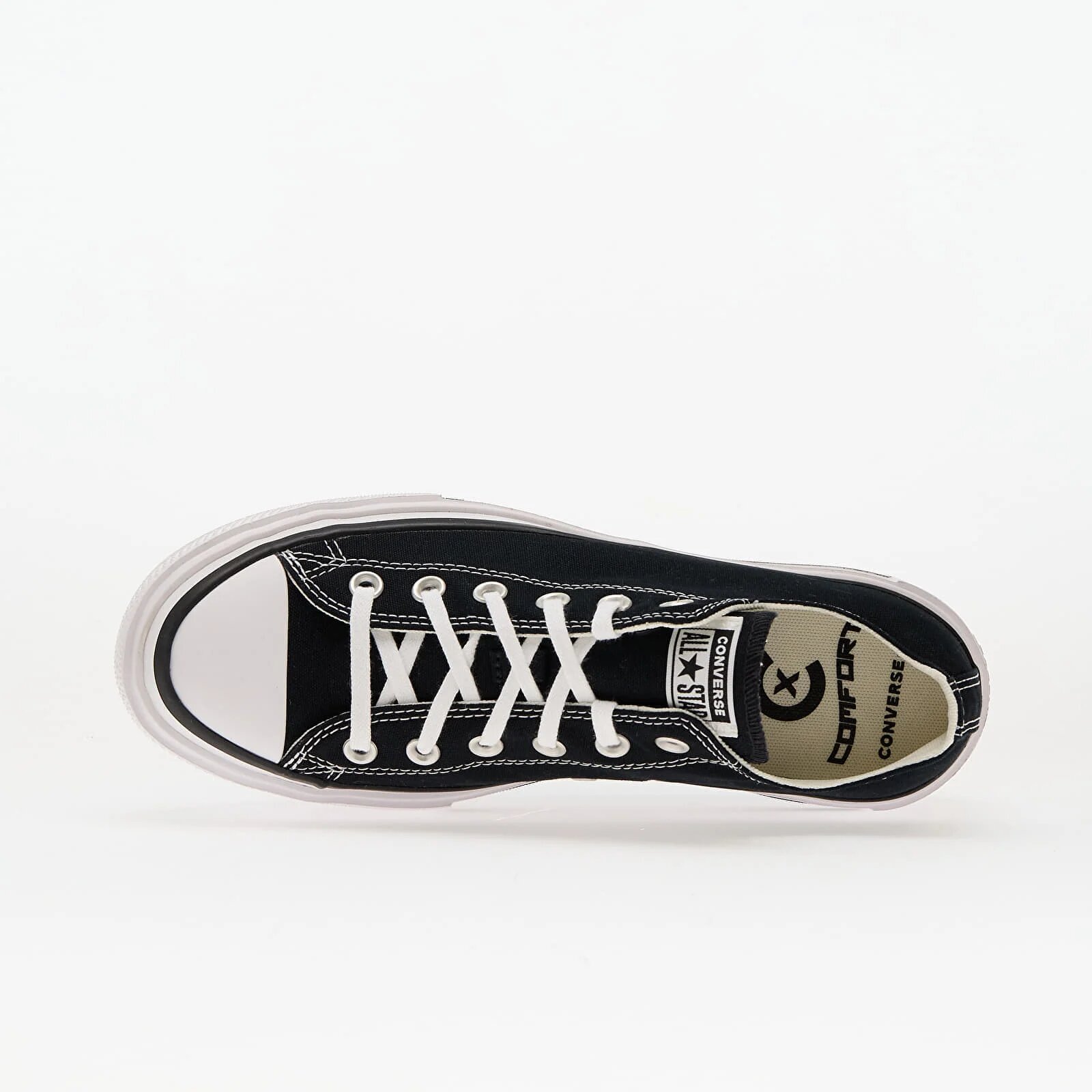 Converse Сникърси Chuck Taylor All Star Lift Double Stack Black/ White/ Black