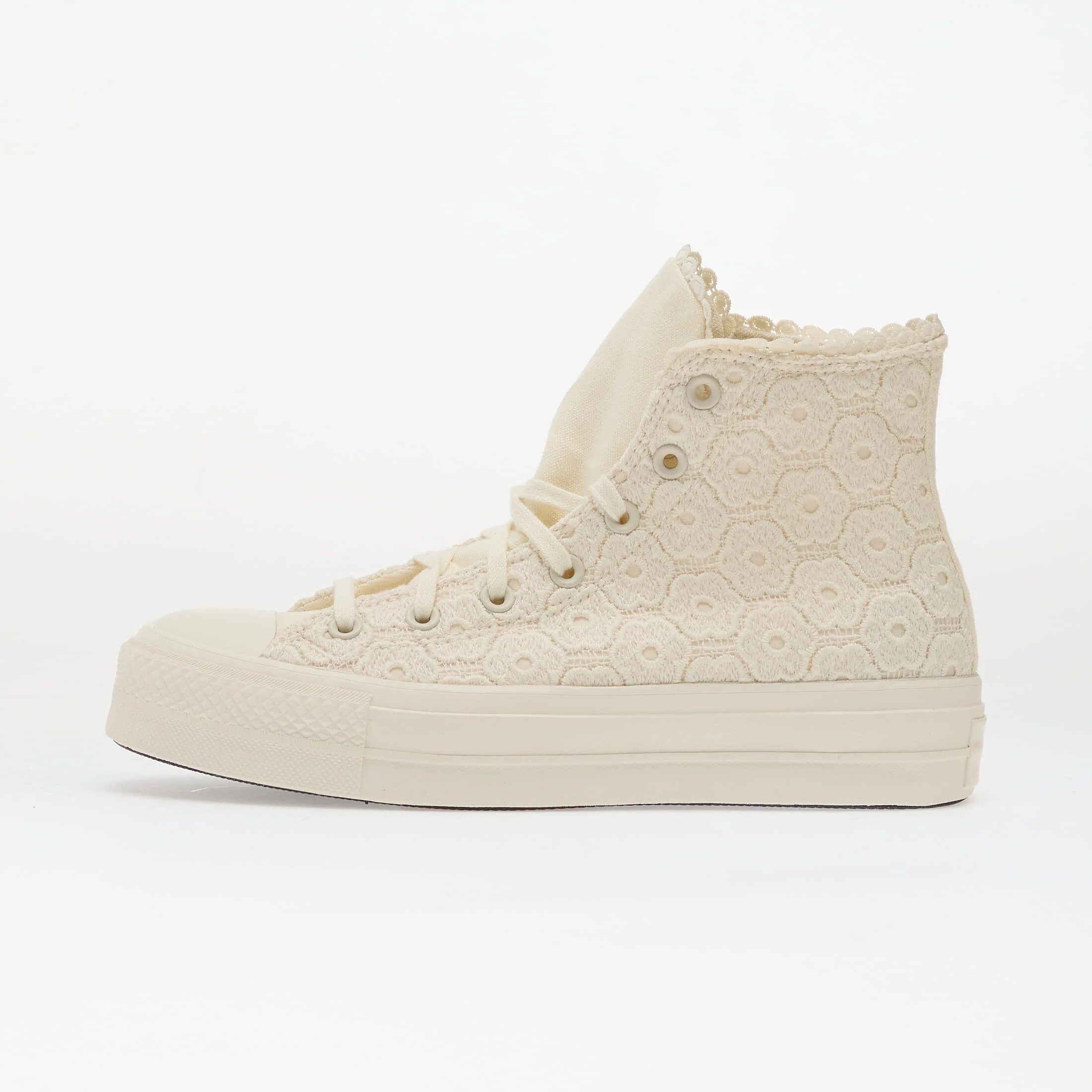 Converse Сникърси Chuck Taylor All Star Lift Egret/ Egret/ Vintage White
