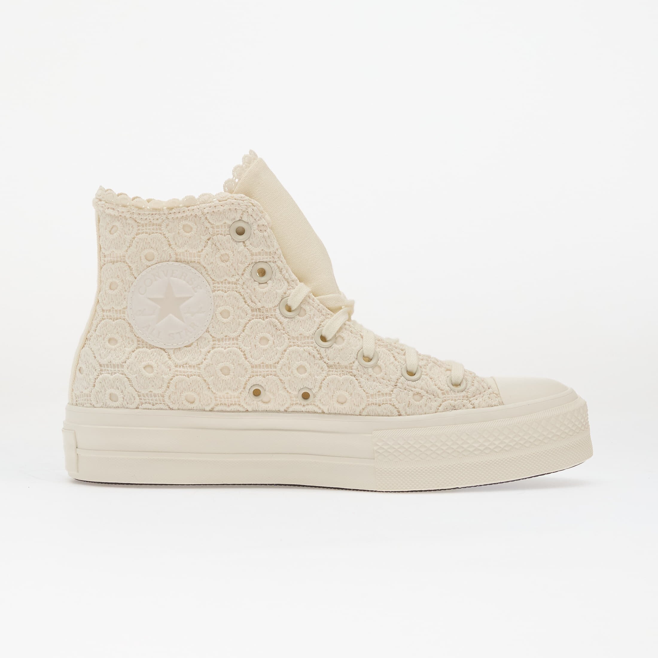 Converse Сникърси Chuck Taylor All Star Lift Egret/ Egret/ Vintage White