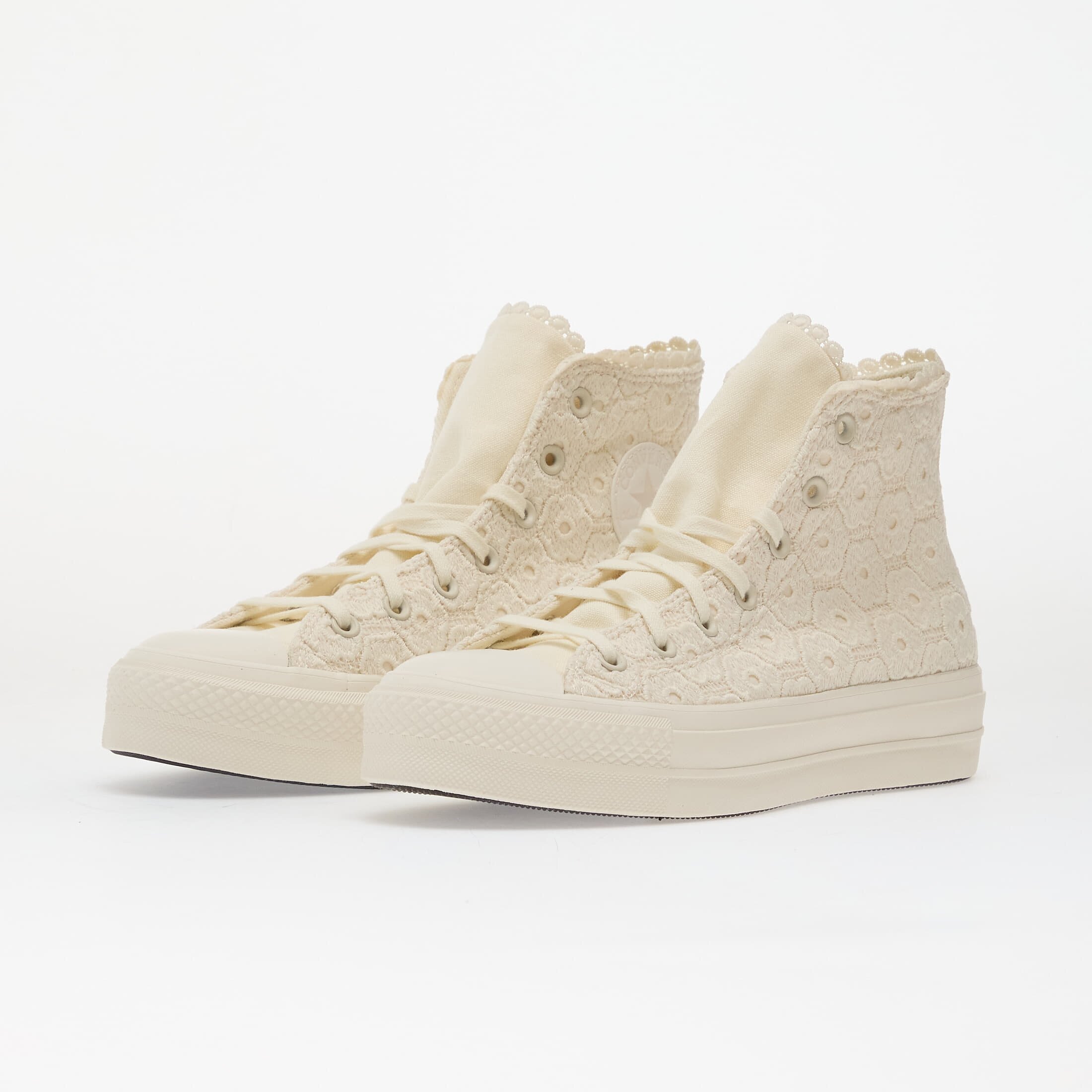 Converse Сникърси Chuck Taylor All Star Lift Egret/ Egret/ Vintage White