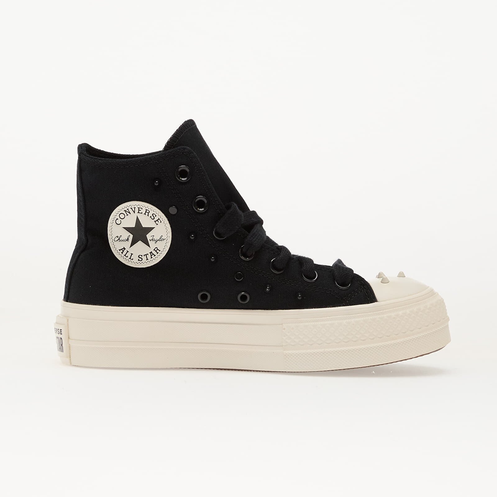Converse Сникърси Chuck Taylor All Star Lift Hi Black/ Vintage White/ Black