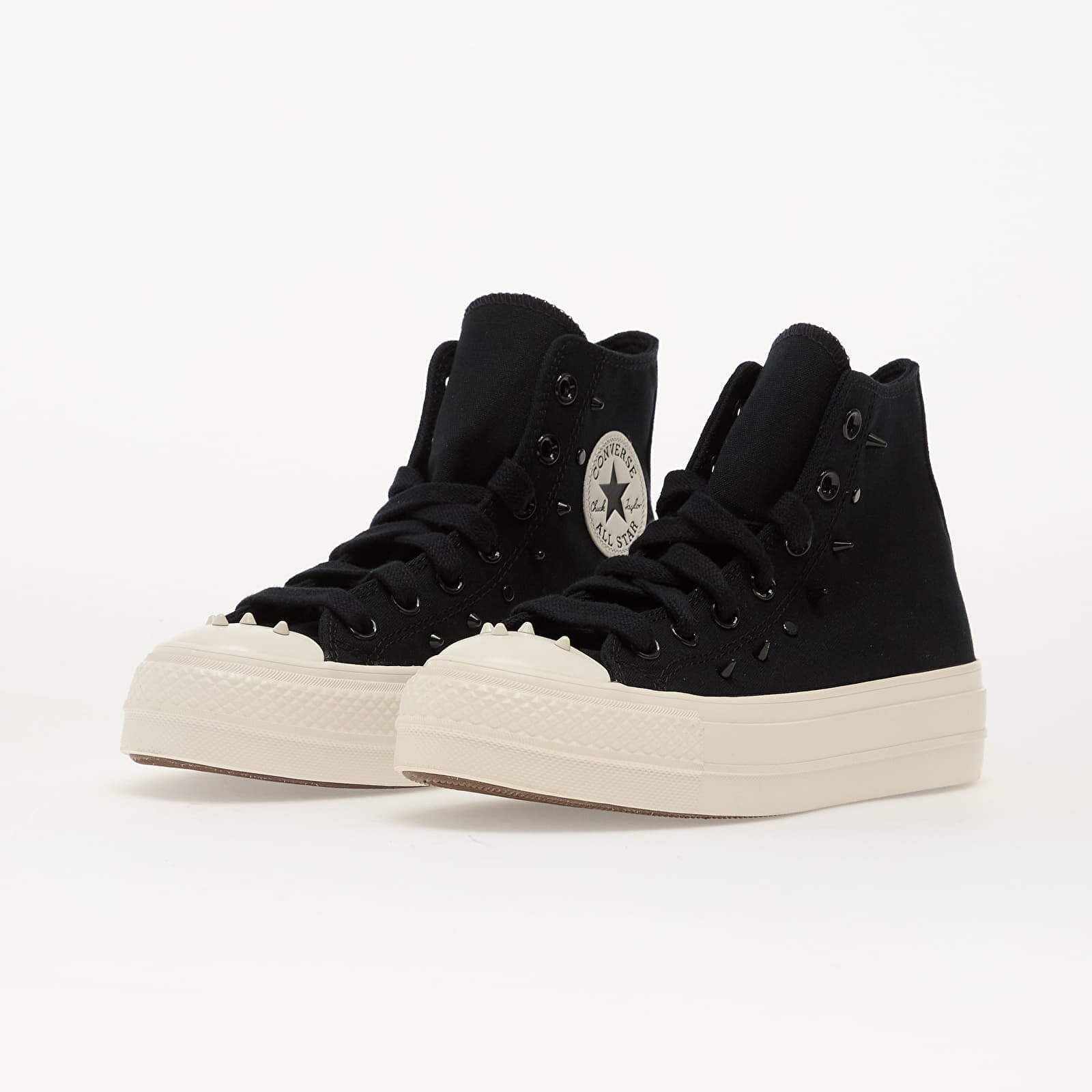 Converse Сникърси Chuck Taylor All Star Lift Hi Black/ Vintage White/ Black