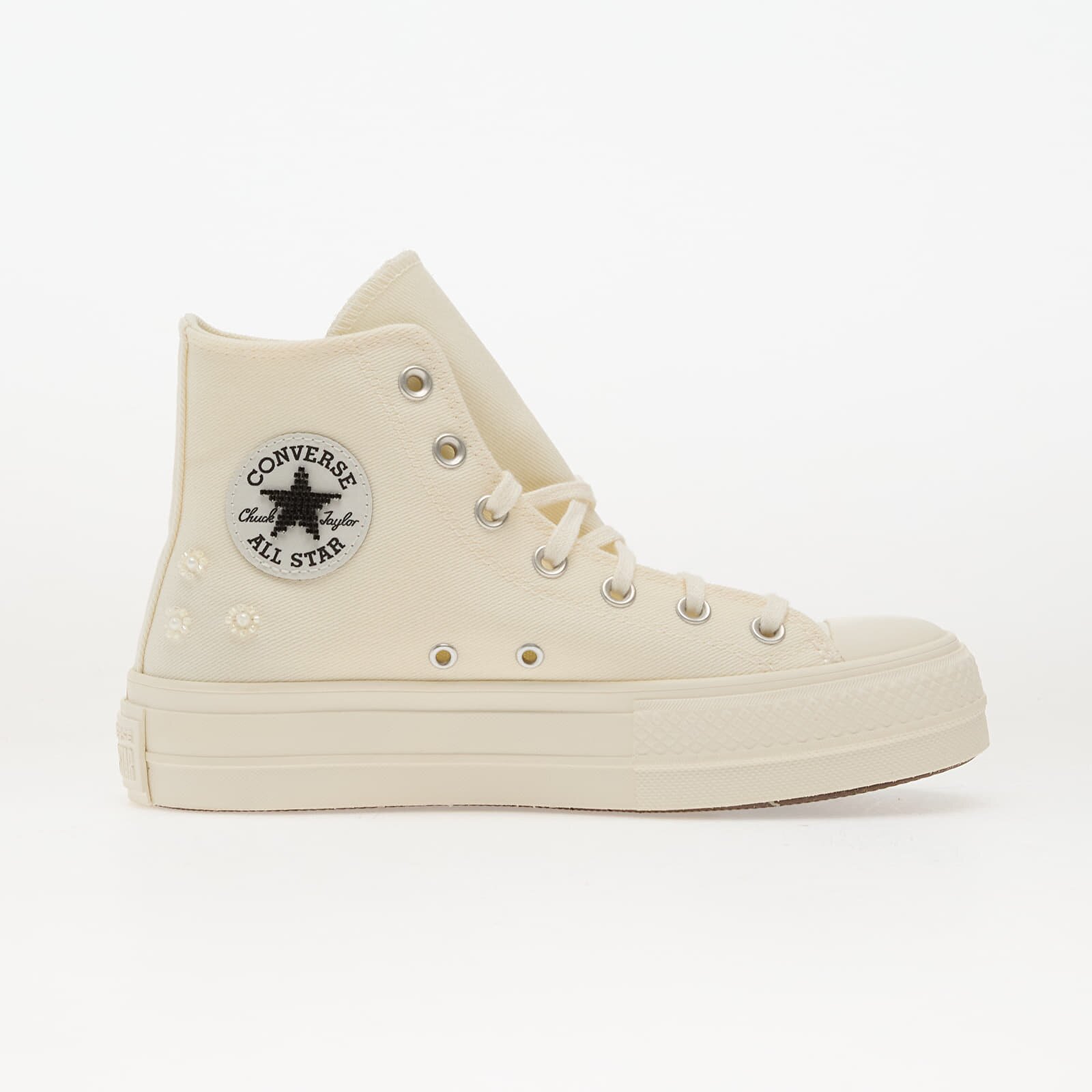 Converse Сникърси Chuck Taylor All Star Lift Khaki/ Off White