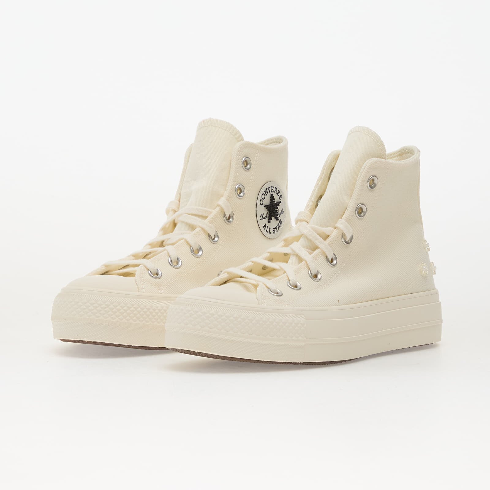 Converse Сникърси Chuck Taylor All Star Lift Khaki/ Off White