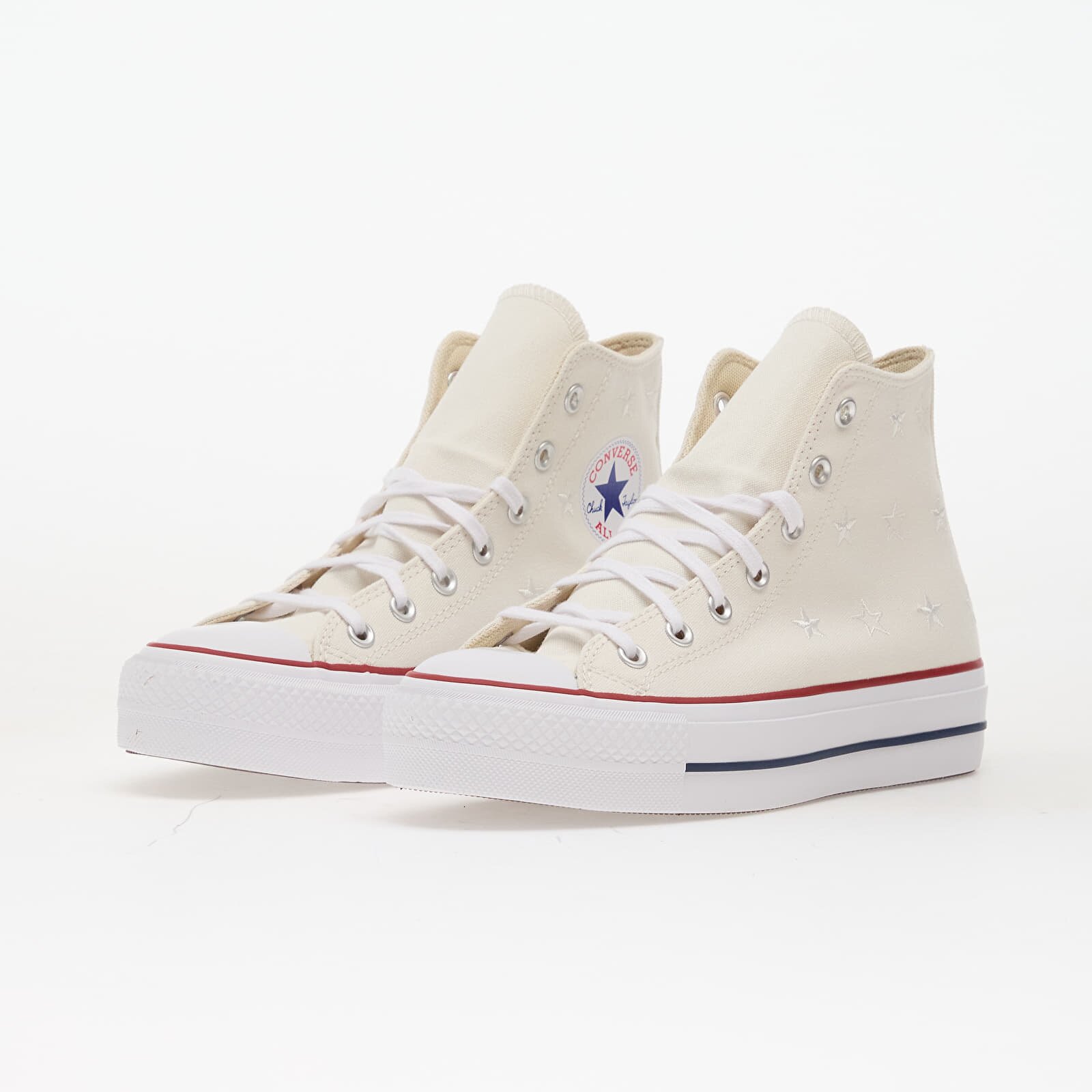 Converse Сникърси Chuck Taylor All Star Lift Platform Celestial Hi Vintage White/ Red/ Navy