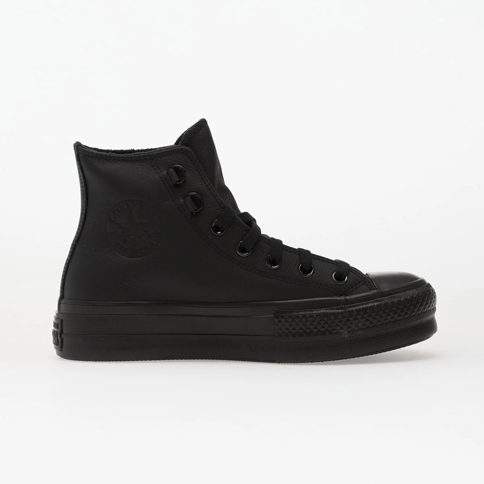 Converse Сникърси Chuck Taylor All Star Lift Platform Leather Hi Black/ Black/ Black