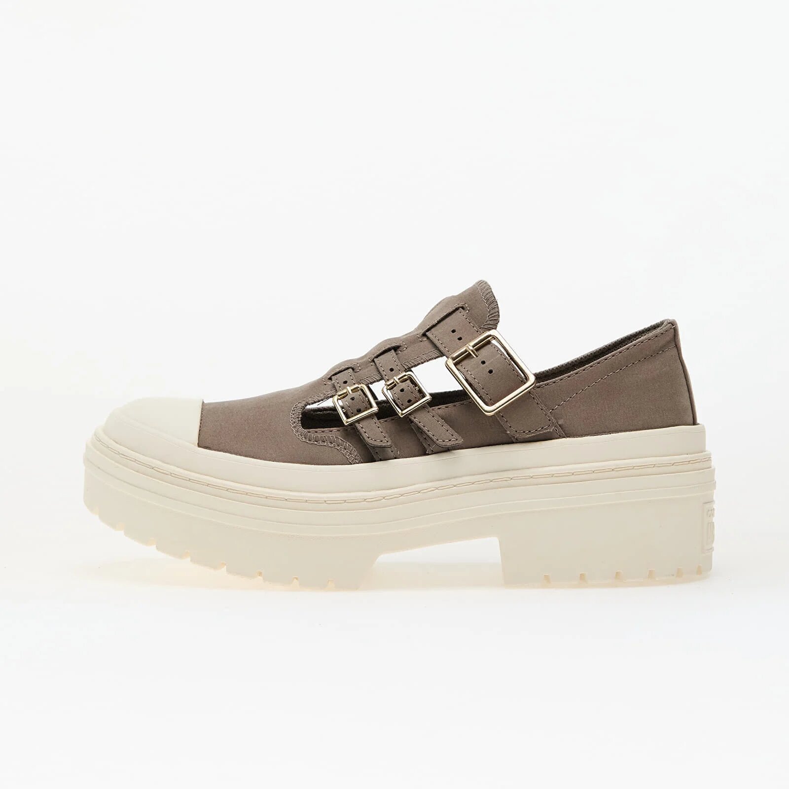 Converse Сникърси Chuck Taylor All Star Lugged Heel Mary Jane Sandal Classic Taupe/ Classic Taupe