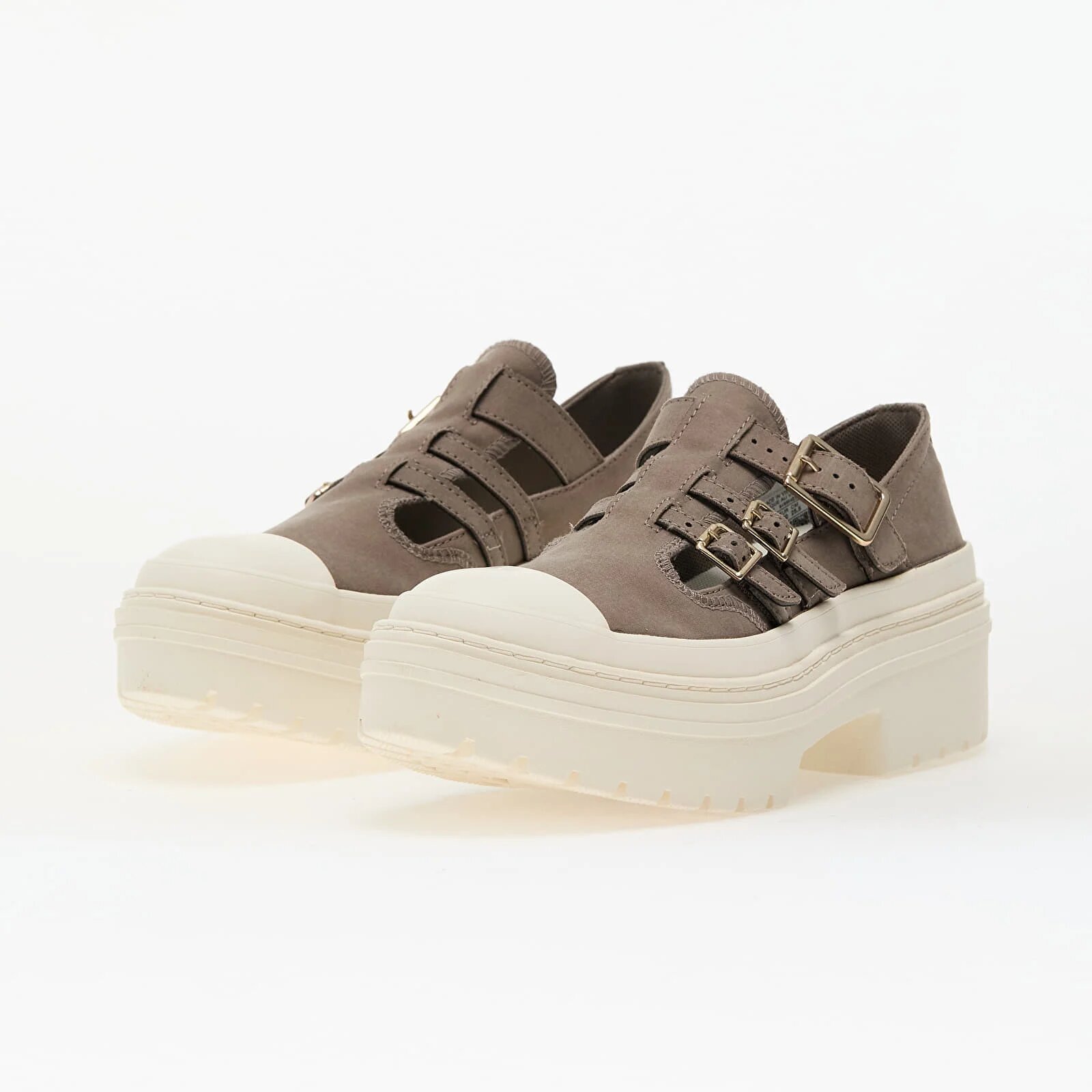 Converse Сникърси Chuck Taylor All Star Lugged Heel Mary Jane Sandal Classic Taupe/ Classic Taupe