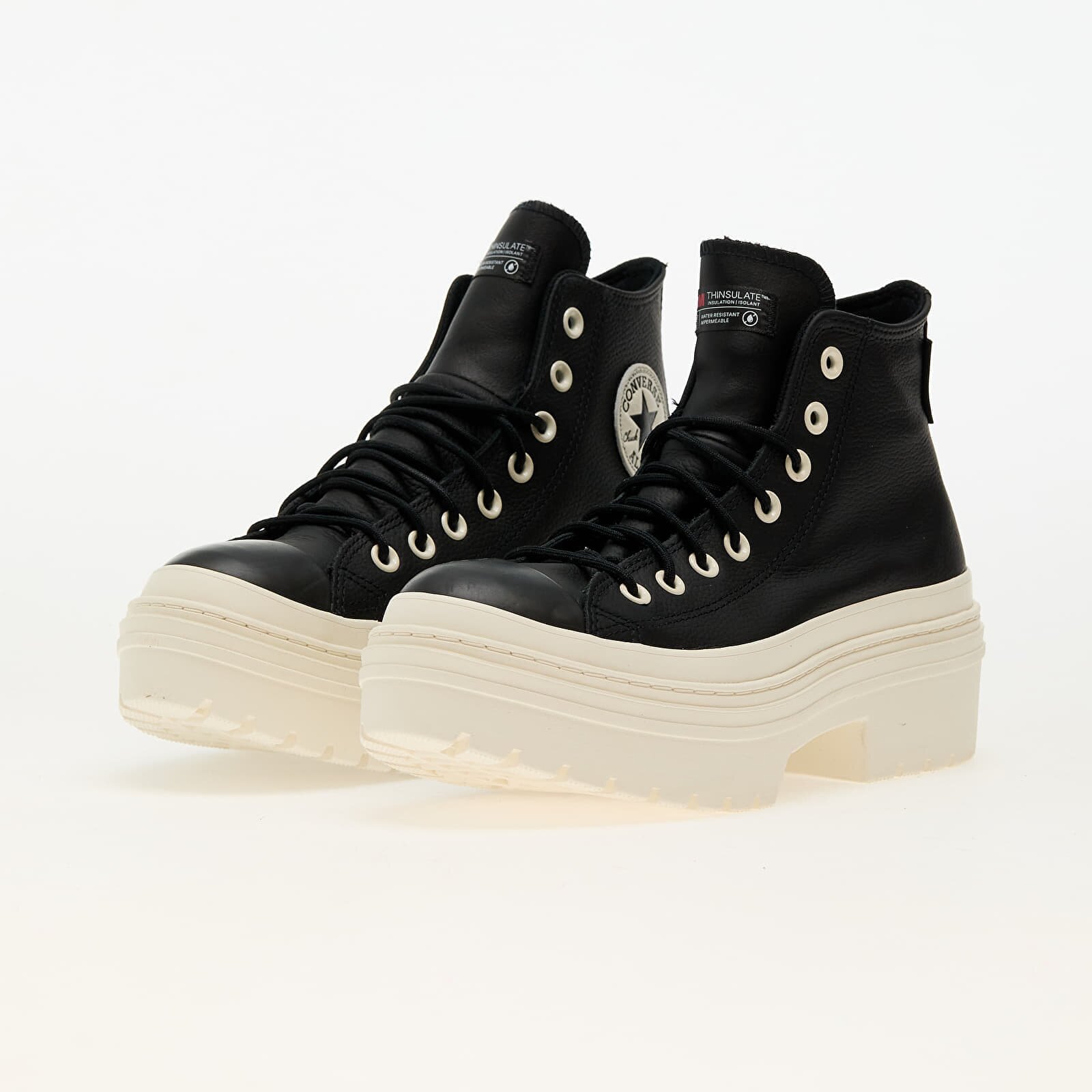 Converse Сникърси Chuck Taylor All Star Lugged Heel Platform Waterproof Black/ Black/ Egret