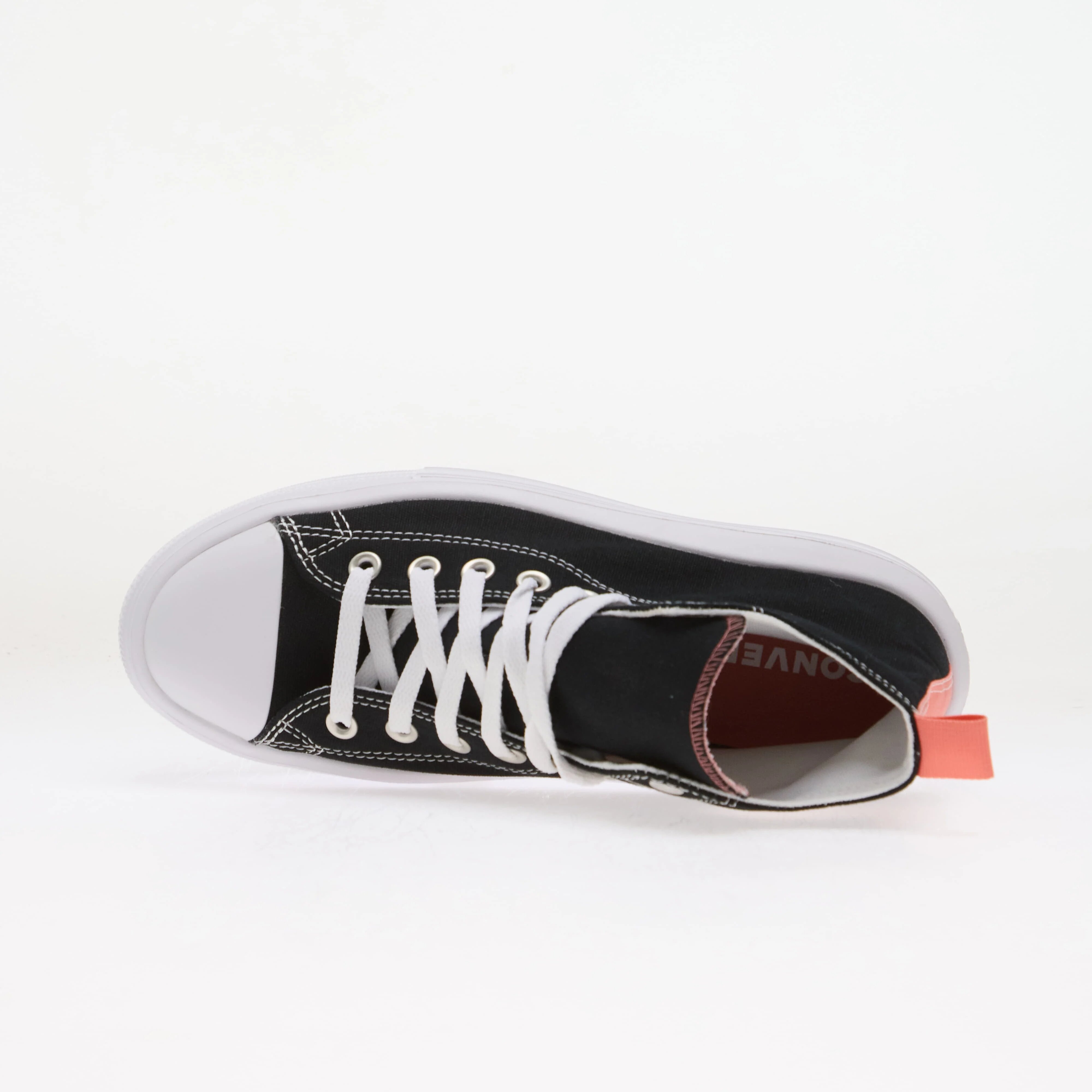 Converse Сникърси Chuck Taylor All Star Move Hi Black/ Pink Salt/ White