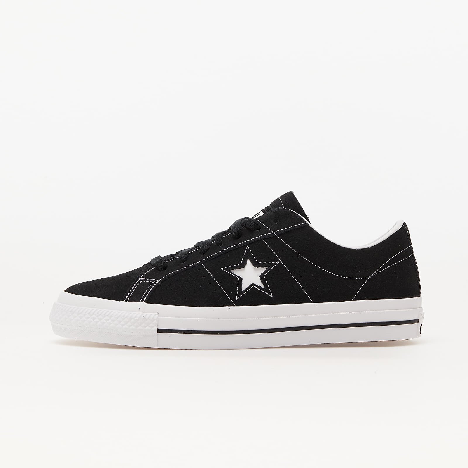 Converse Сникърси Cons One Star Pro Suede Black/ Black/ White