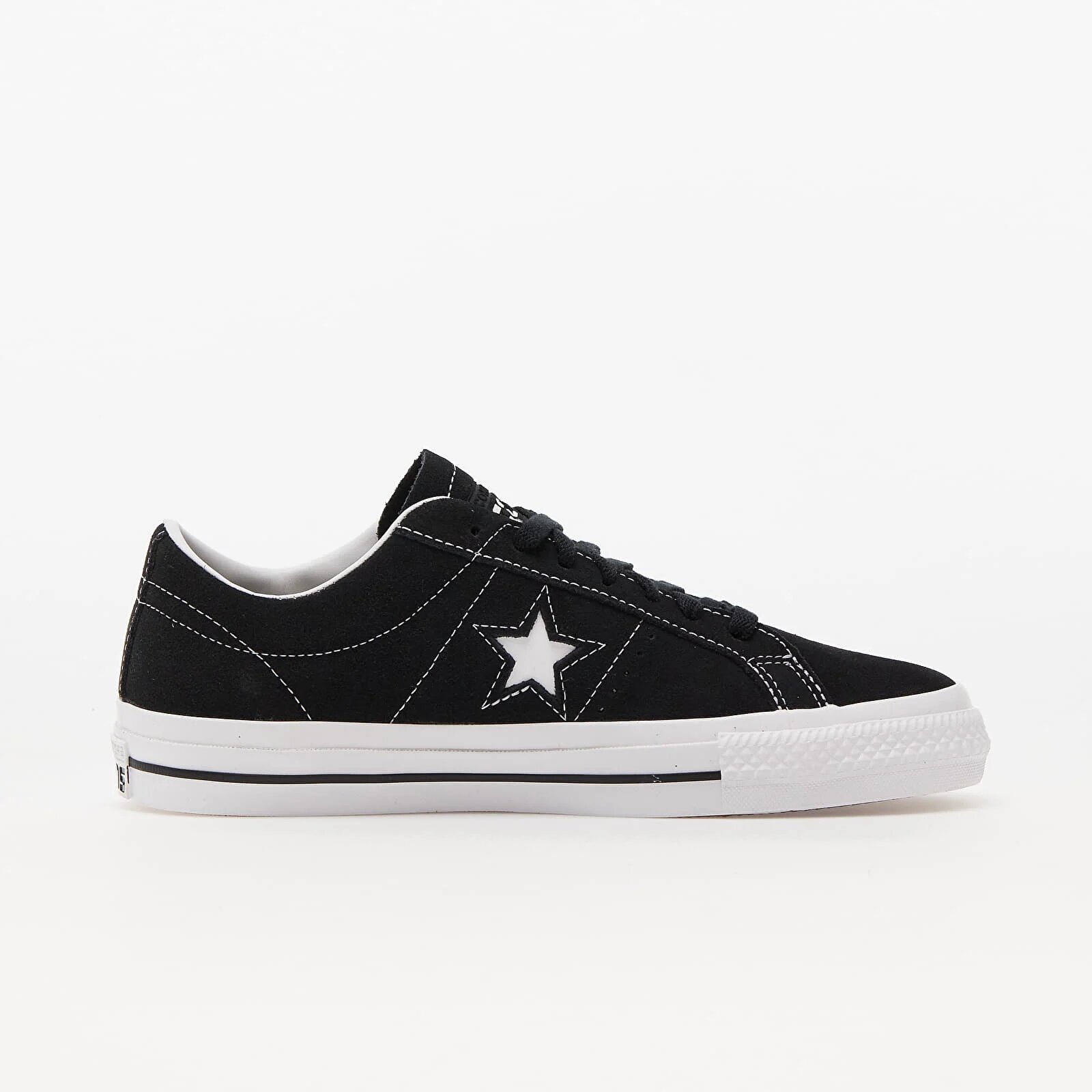 Converse Сникърси Cons One Star Pro Suede Black/ Black/ White
