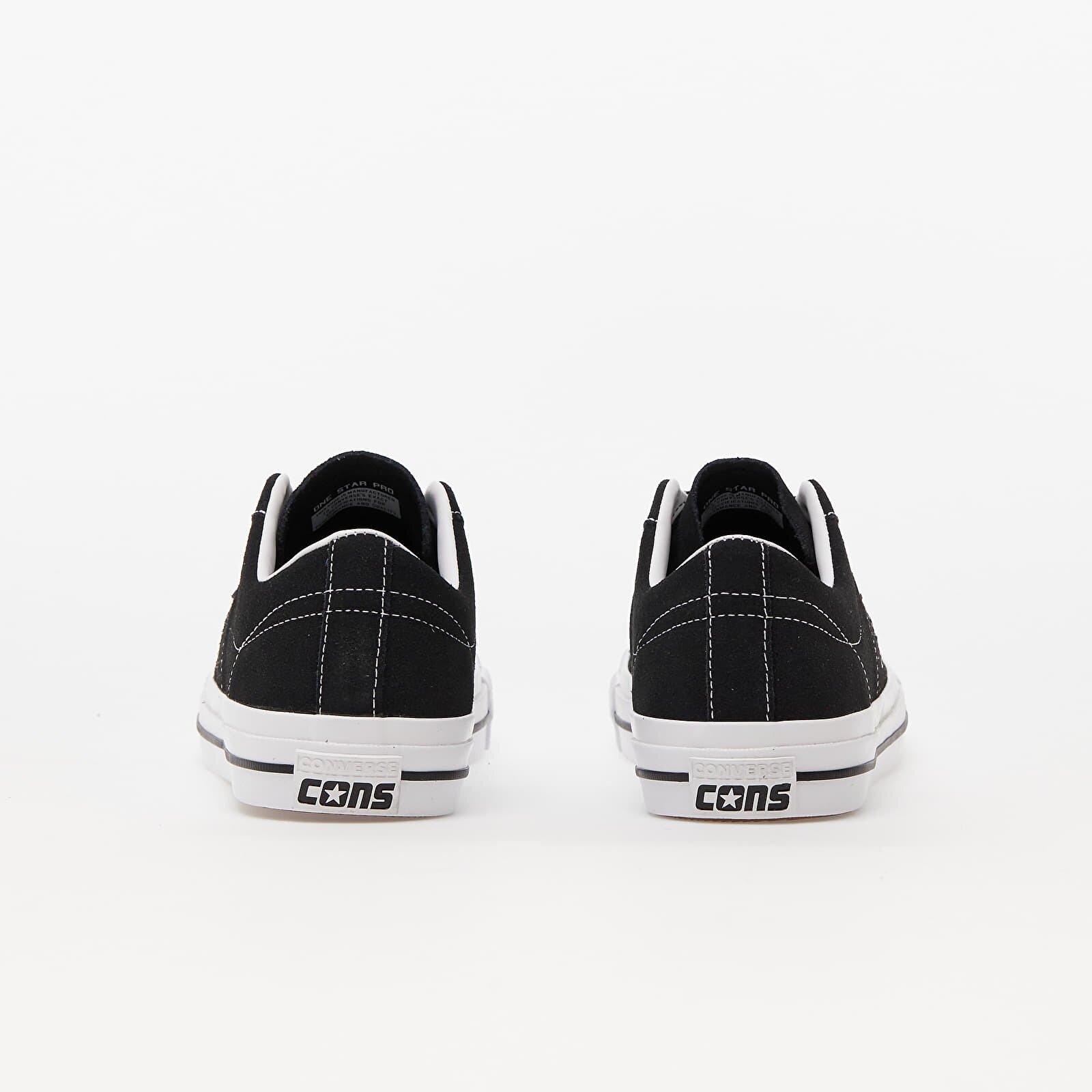Converse Сникърси Cons One Star Pro Suede Black/ Black/ White