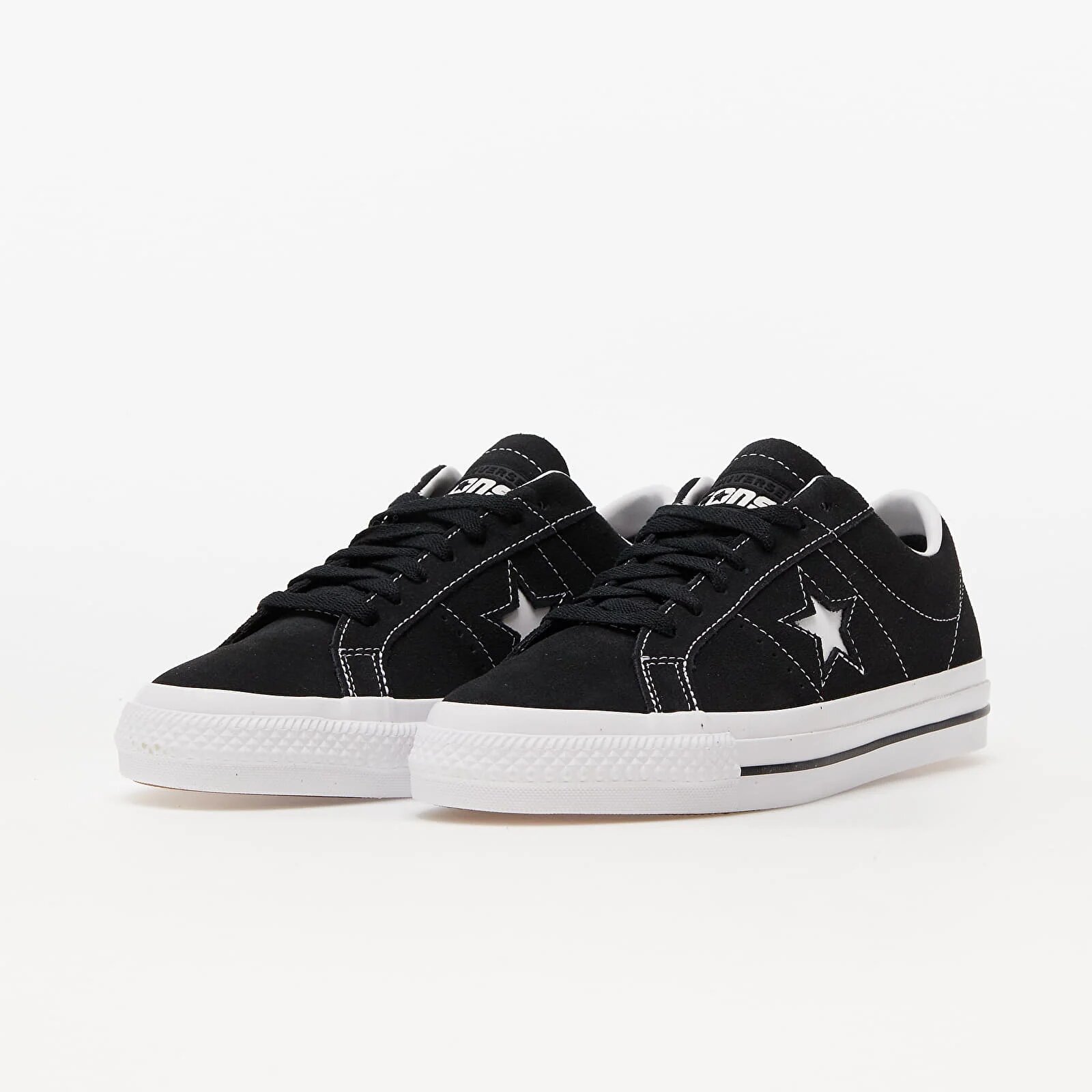 Converse Сникърси Cons One Star Pro Suede Black/ Black/ White