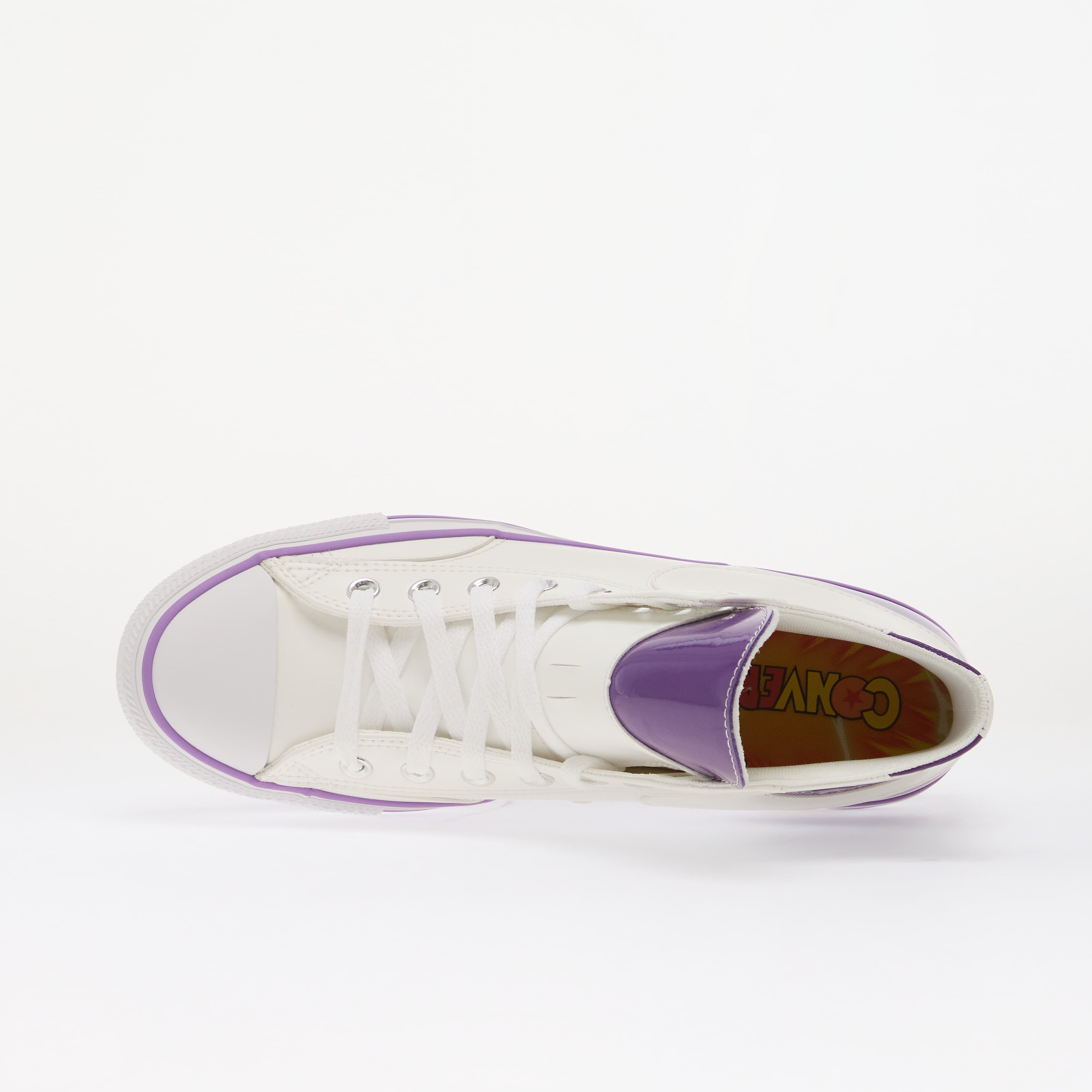 Converse Сникърси x Dragon Ball Z Frieza Chuck Taylor All Star Hi Lucent White/Tillandsia Purple