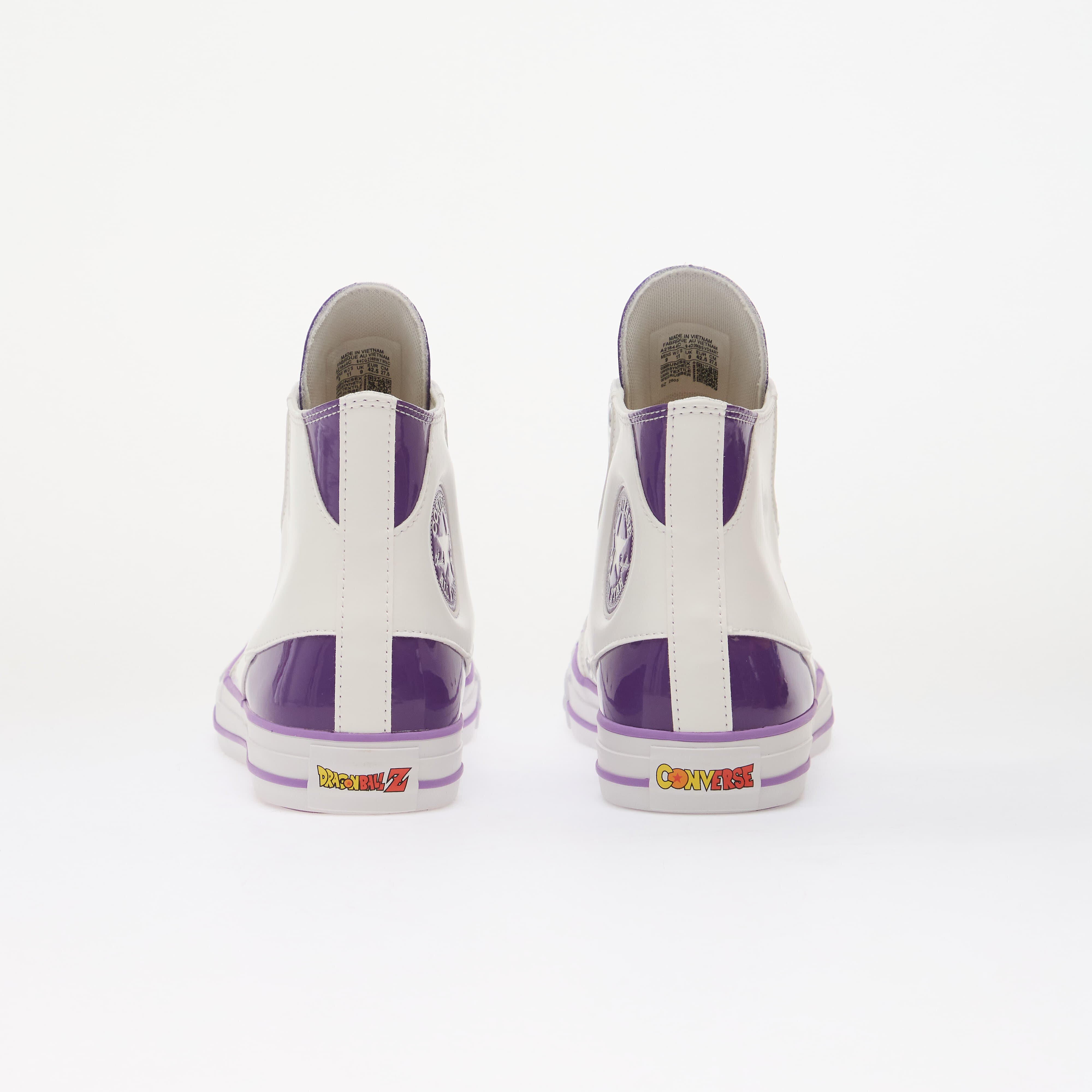 Converse Сникърси x Dragon Ball Z Frieza Chuck Taylor All Star Hi Lucent White/Tillandsia Purple