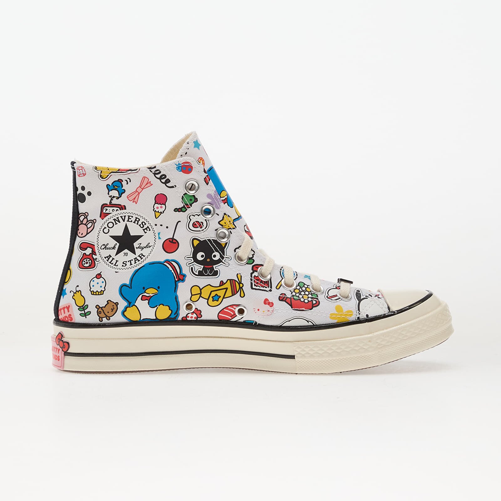 Converse Сникърси x Hello Kitty and Friends Chuck 70 Hi White/ Pink/ Green