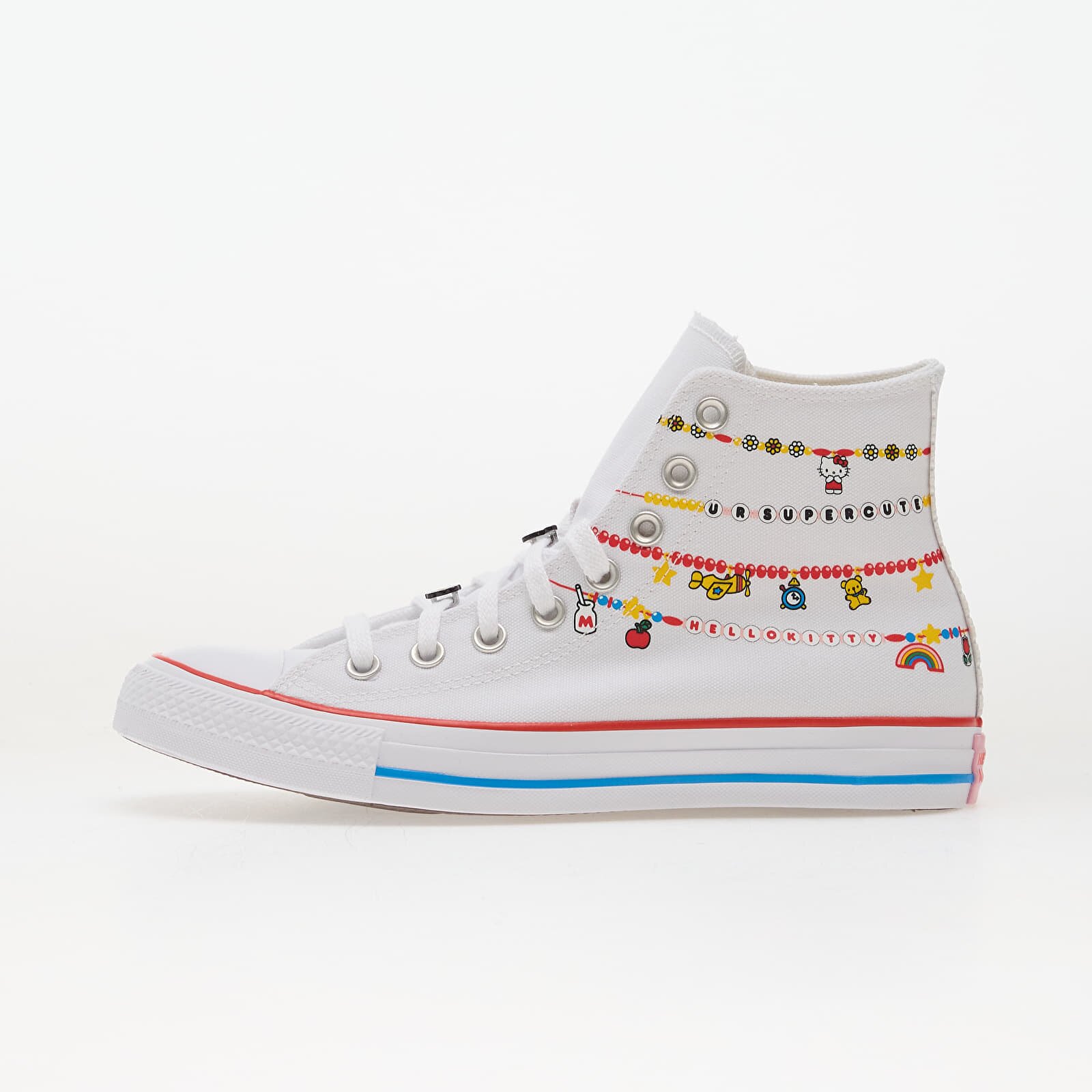 Converse Сникърси x Hello Kitty and Friends Chuck Taylor All Star Hi White/ Red/ Yellow