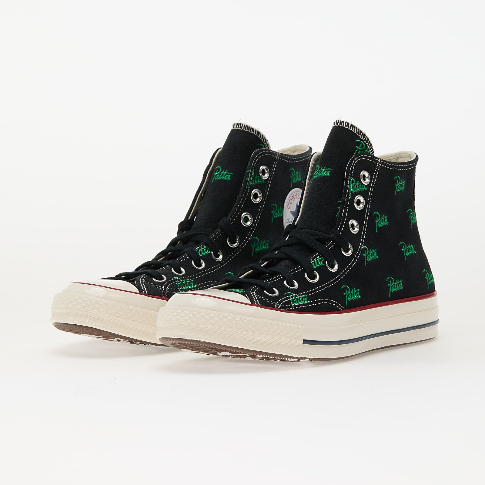 Converse Сникърси x Patta Chuck 70 Black/ Jolly Green