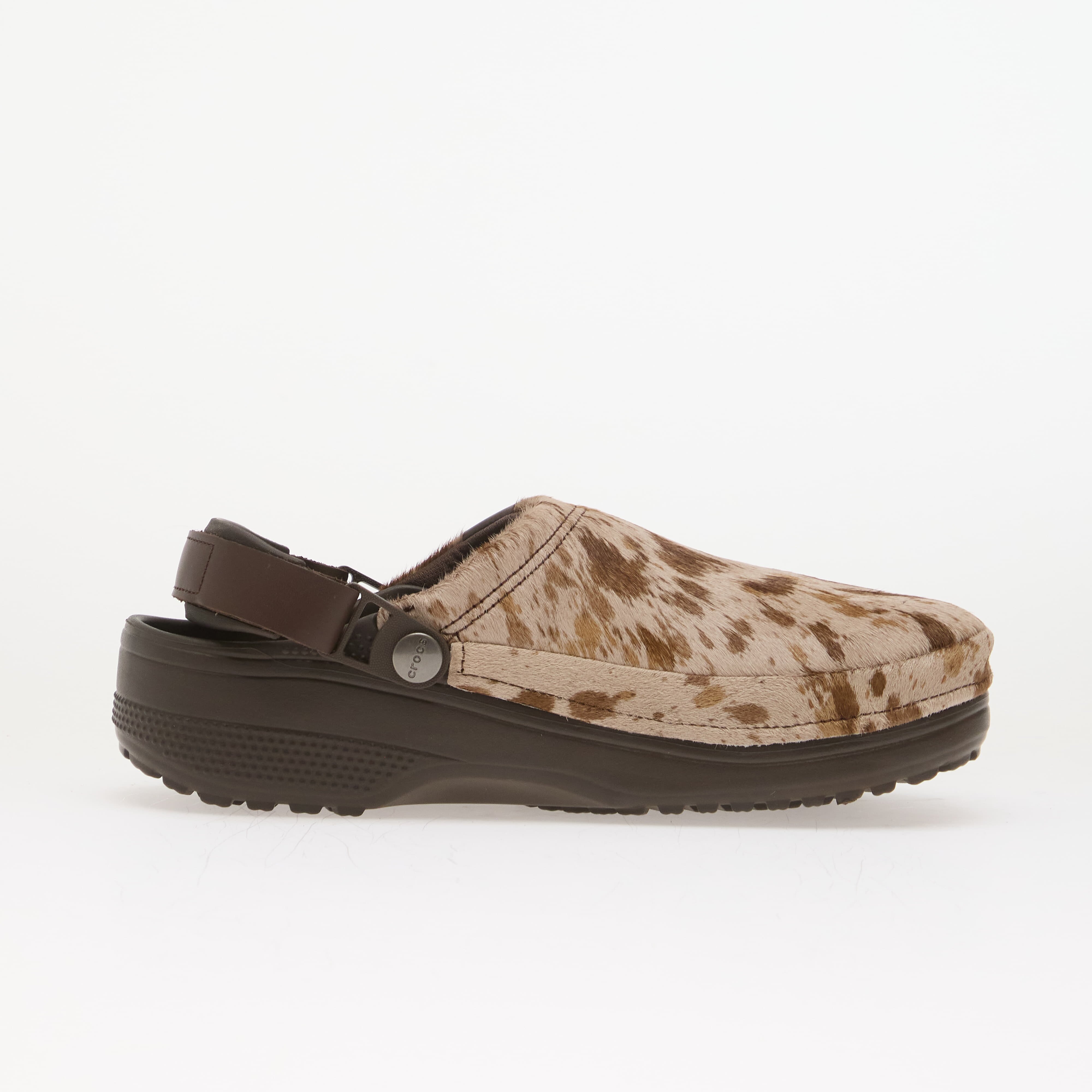 Crocs Обувки Classic Crafted Pony Hair Clog Espresso