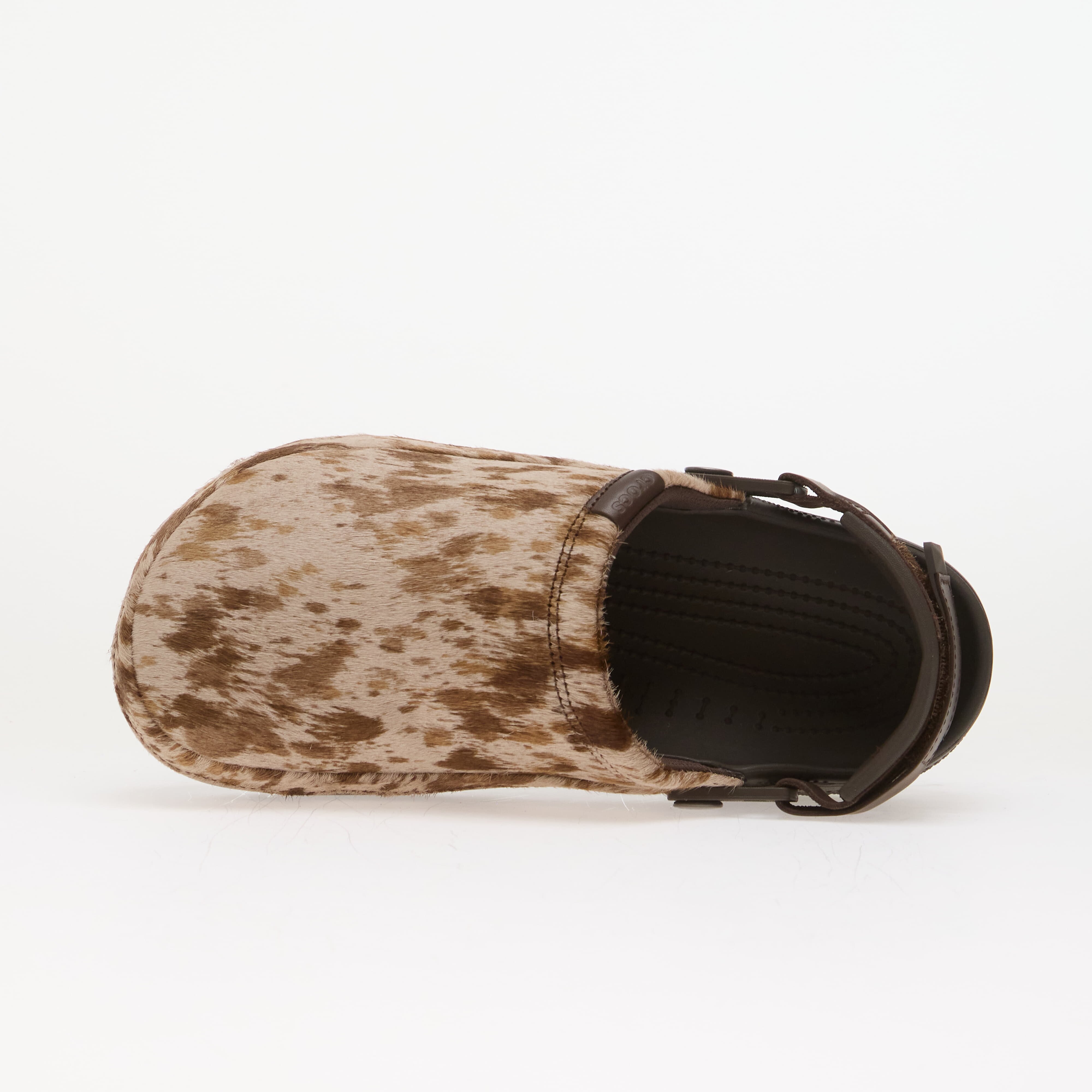 Crocs Обувки Classic Crafted Pony Hair Clog Espresso