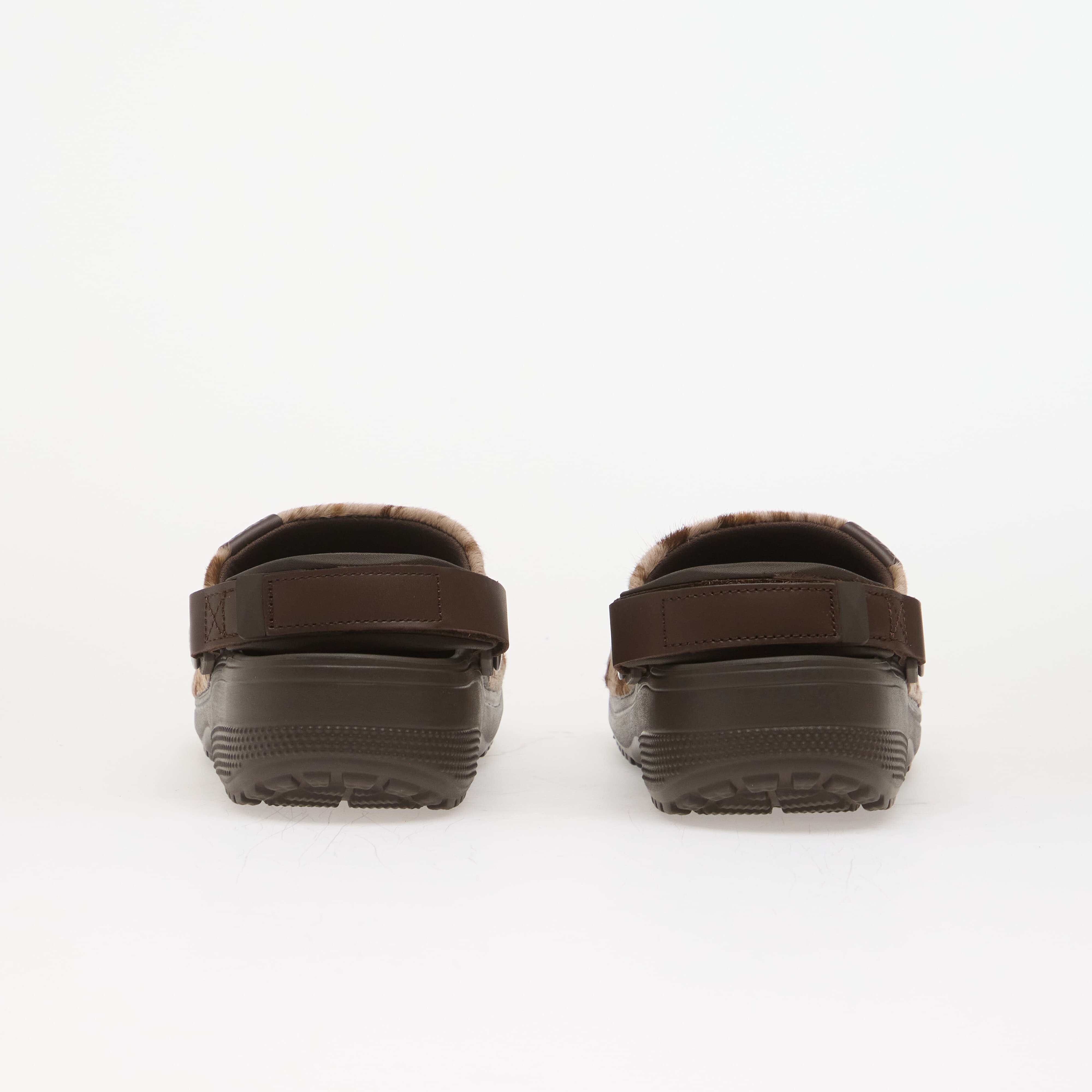 Crocs Обувки Classic Crafted Pony Hair Clog Espresso