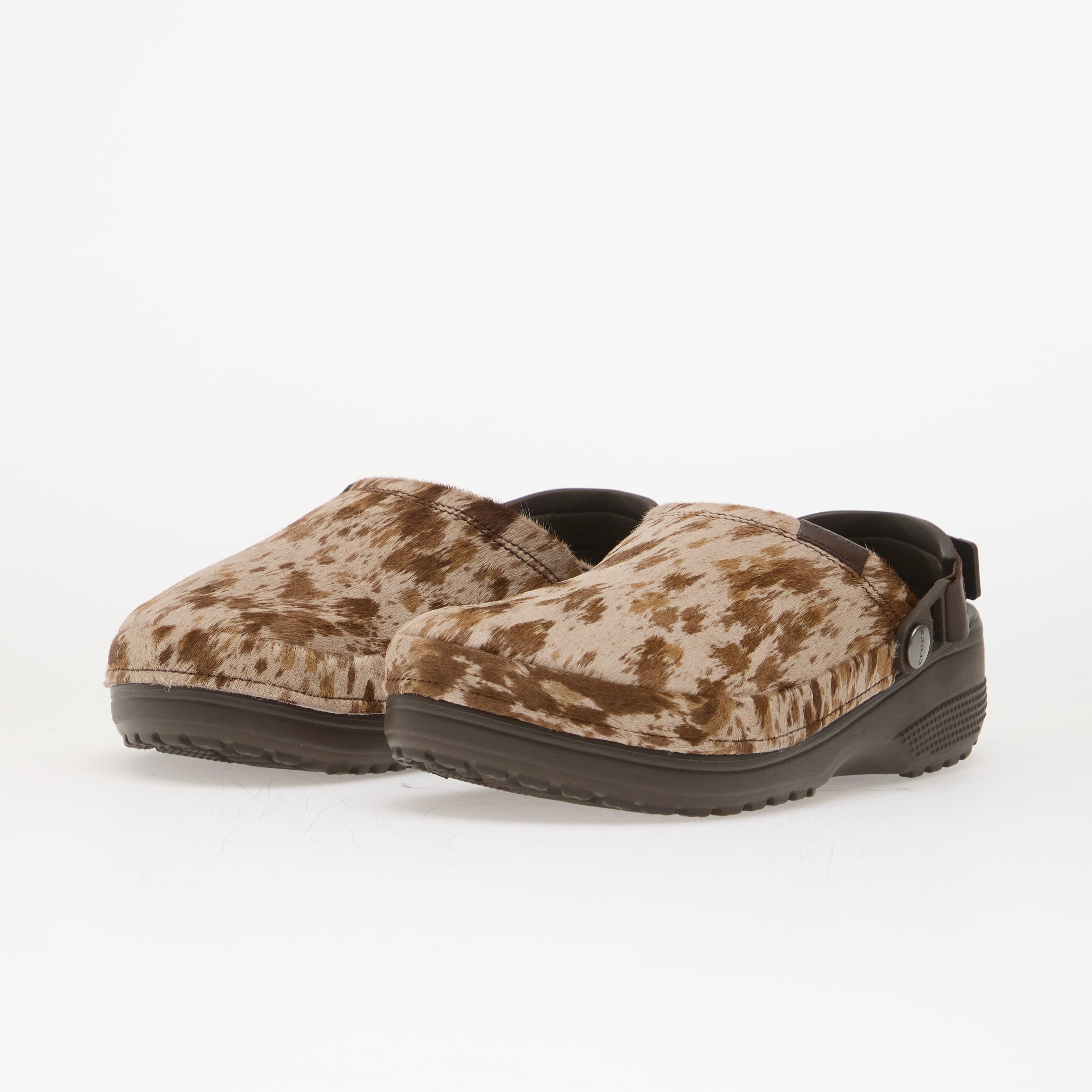 Crocs Обувки Classic Crafted Pony Hair Clog Espresso