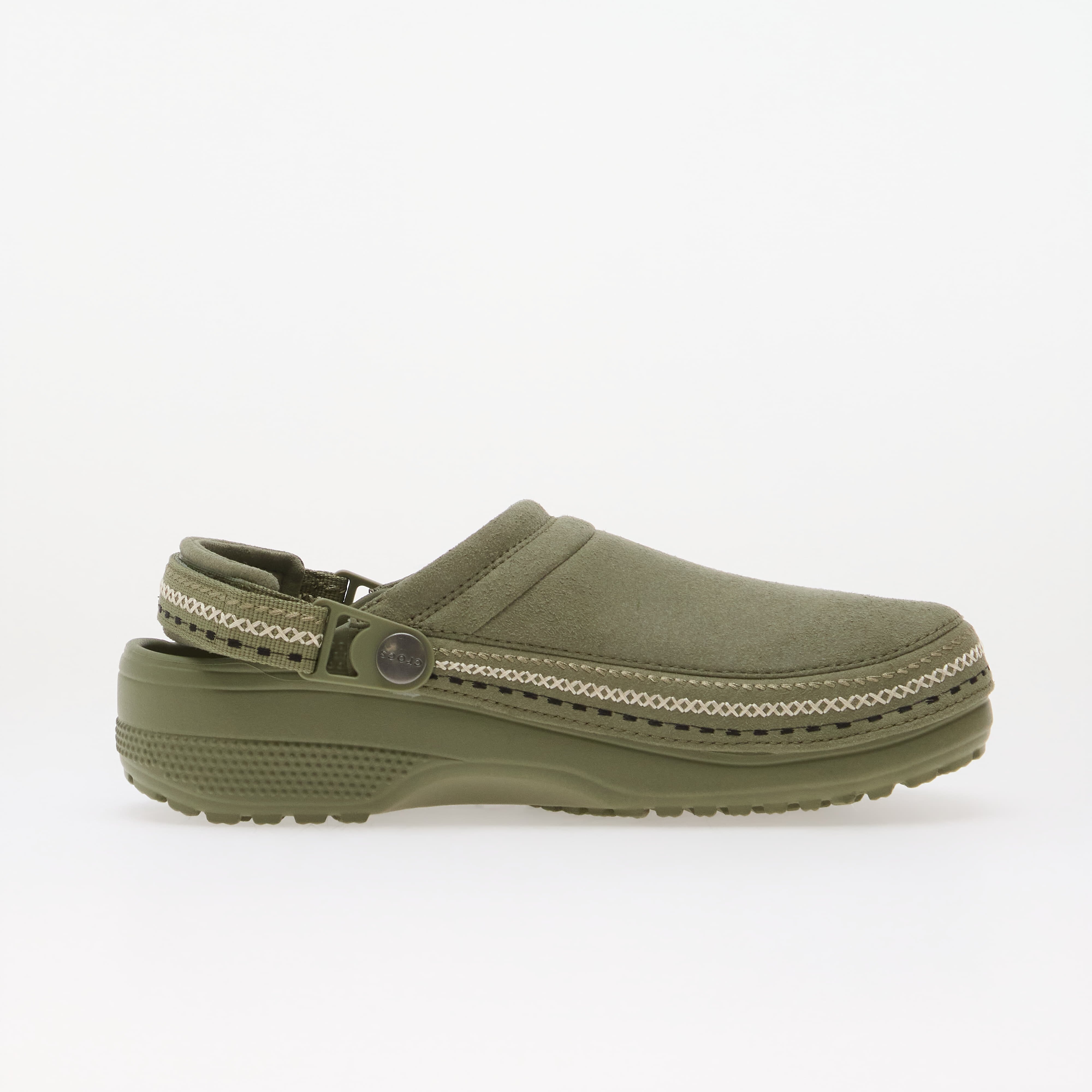 Crocs Обувки Classic Crafted Vegan Suede Stitch Cargo
