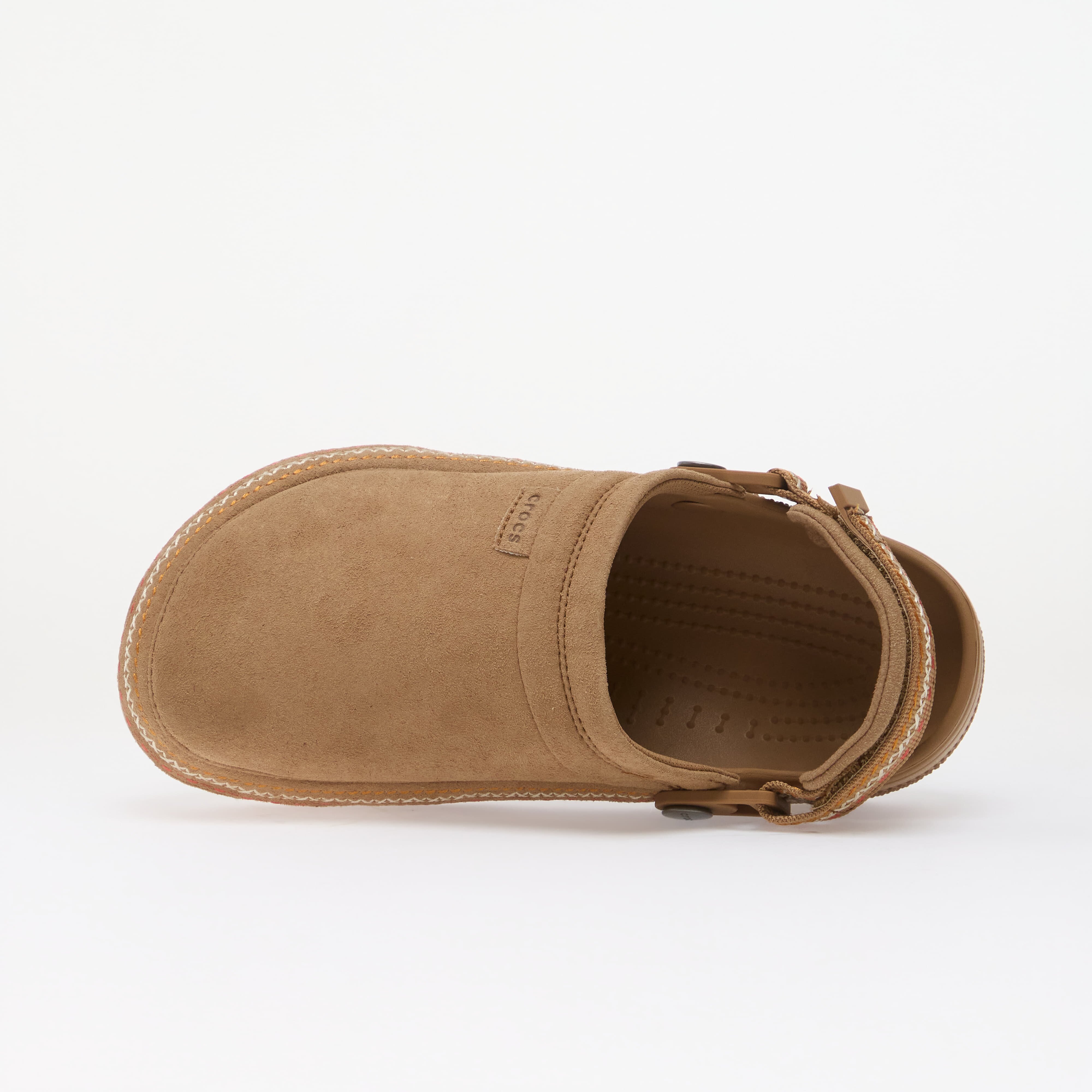 Crocs Обувки Classic Crafted Vegan Suede Stitch Sepia