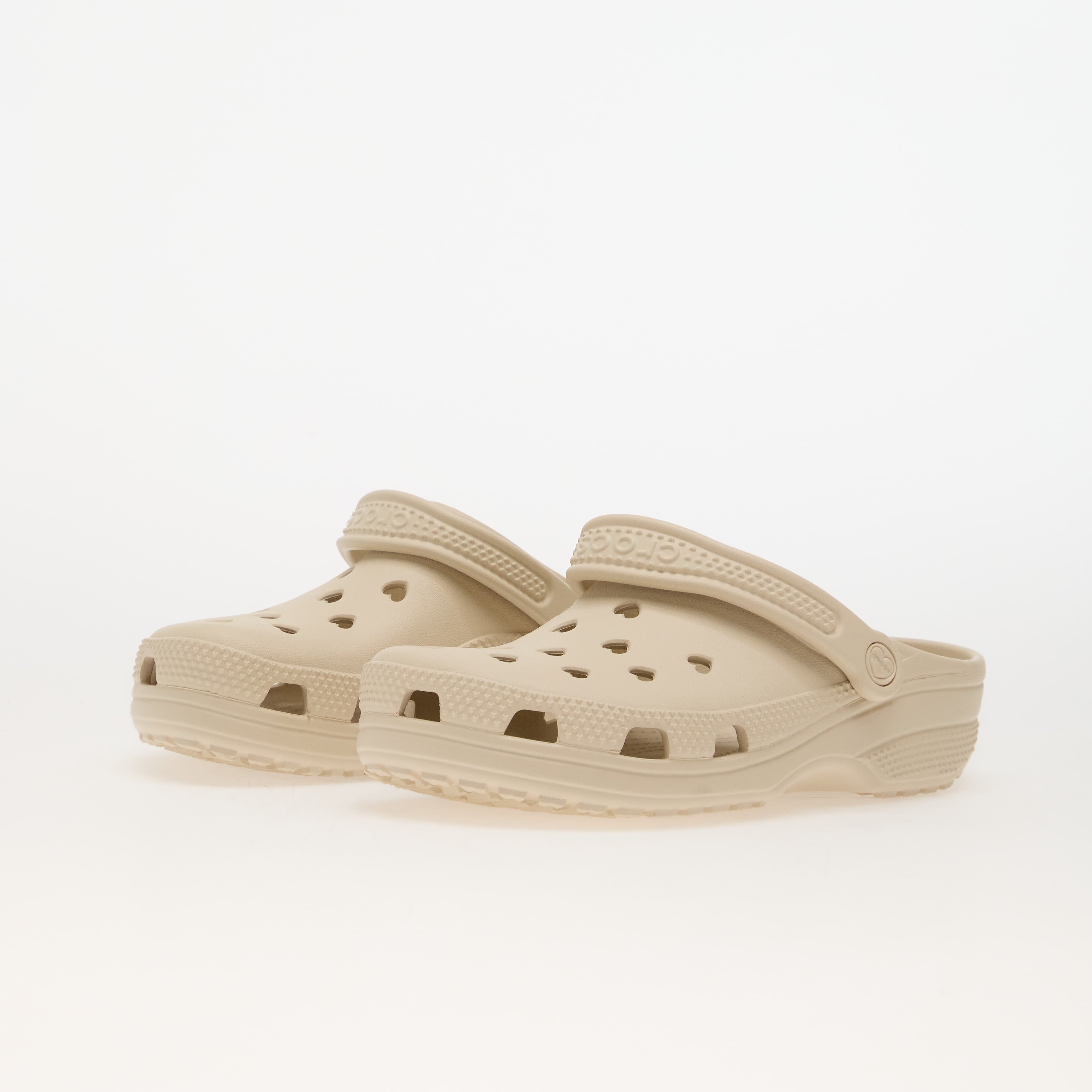 Crocs Обувки Classic Hearts Cut Out Clog Frappe