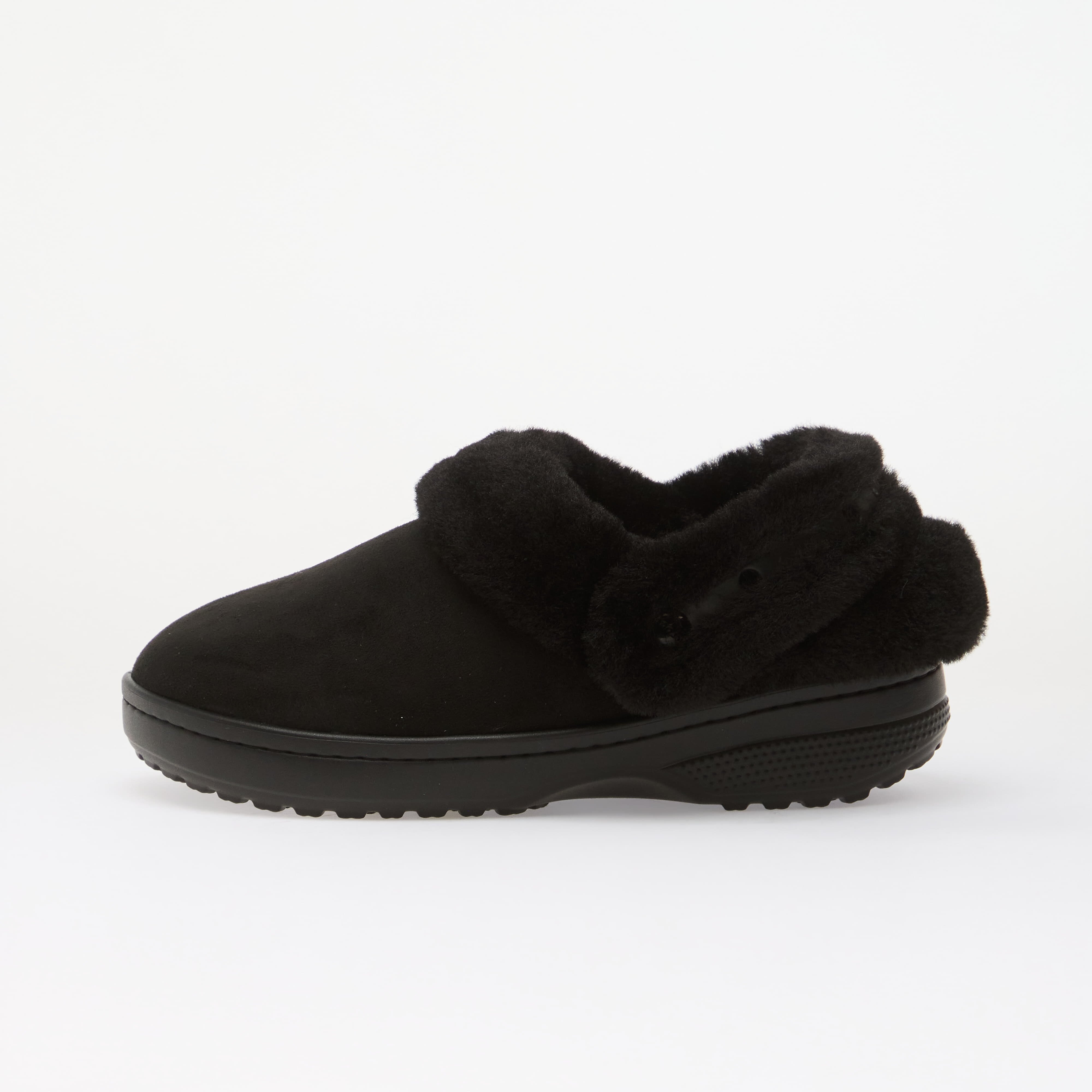 Crocs Обувки Classic Unfurgettable Sueded Clog Black