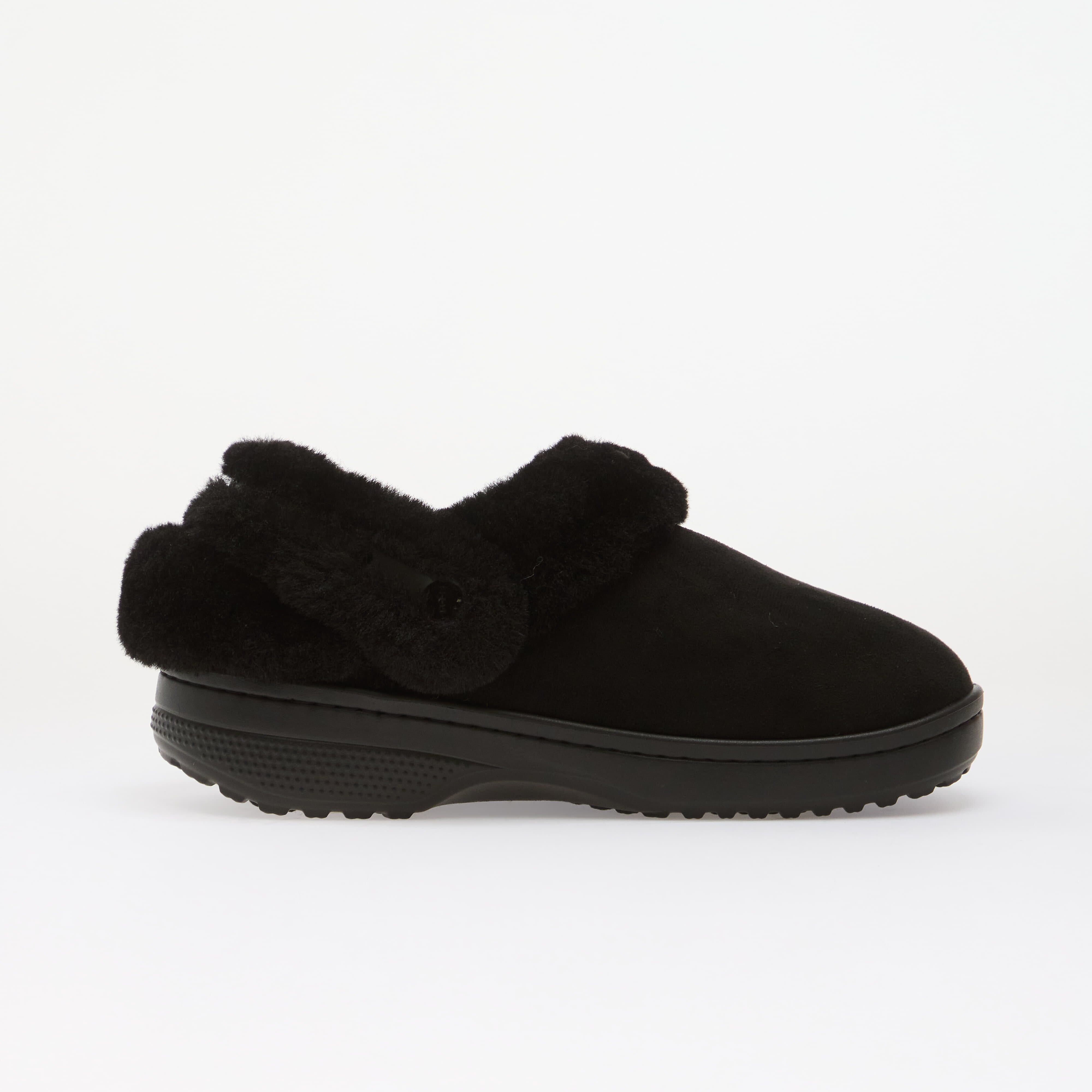 Crocs Обувки Classic Unfurgettable Sueded Clog Black