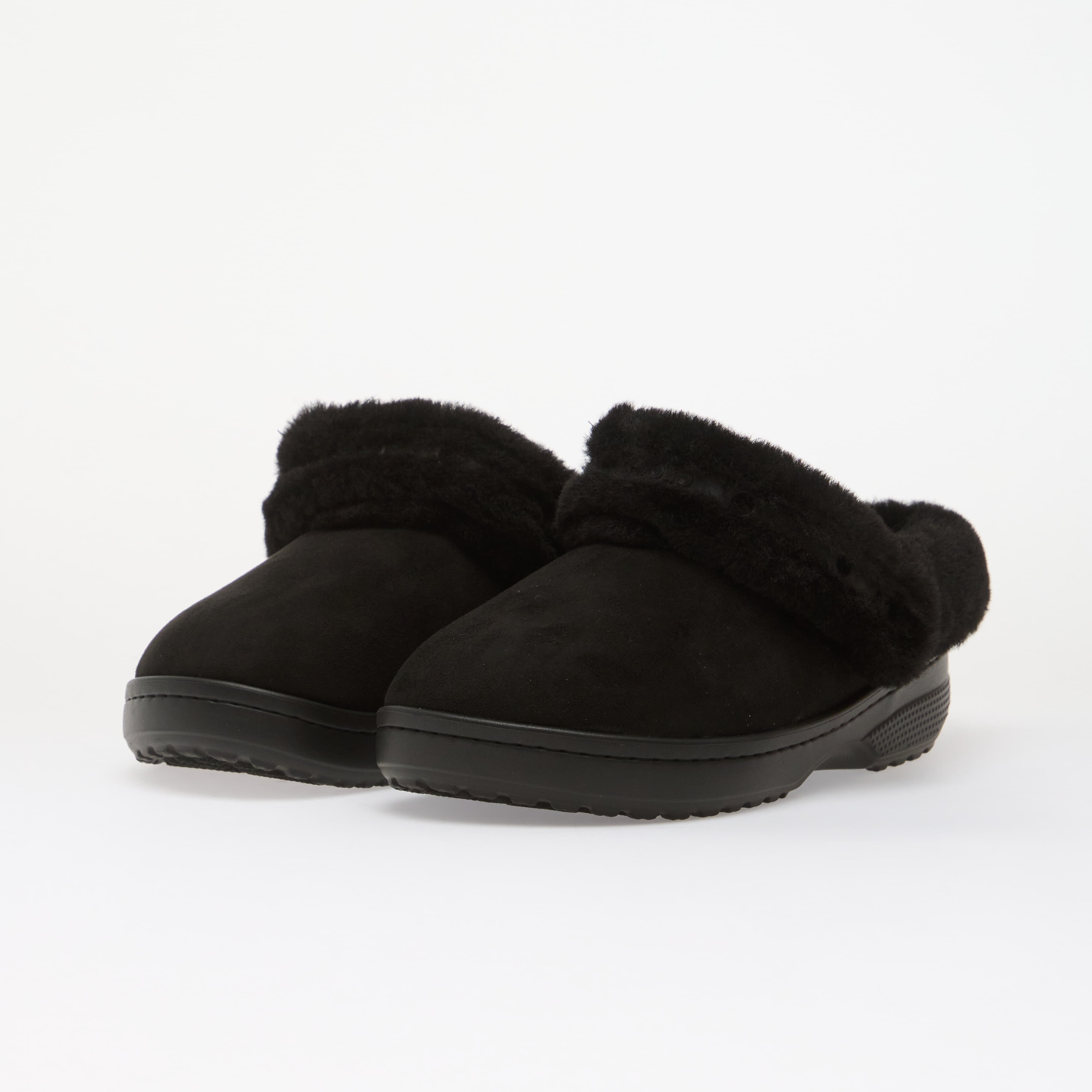 Crocs Обувки Classic Unfurgettable Sueded Clog Black