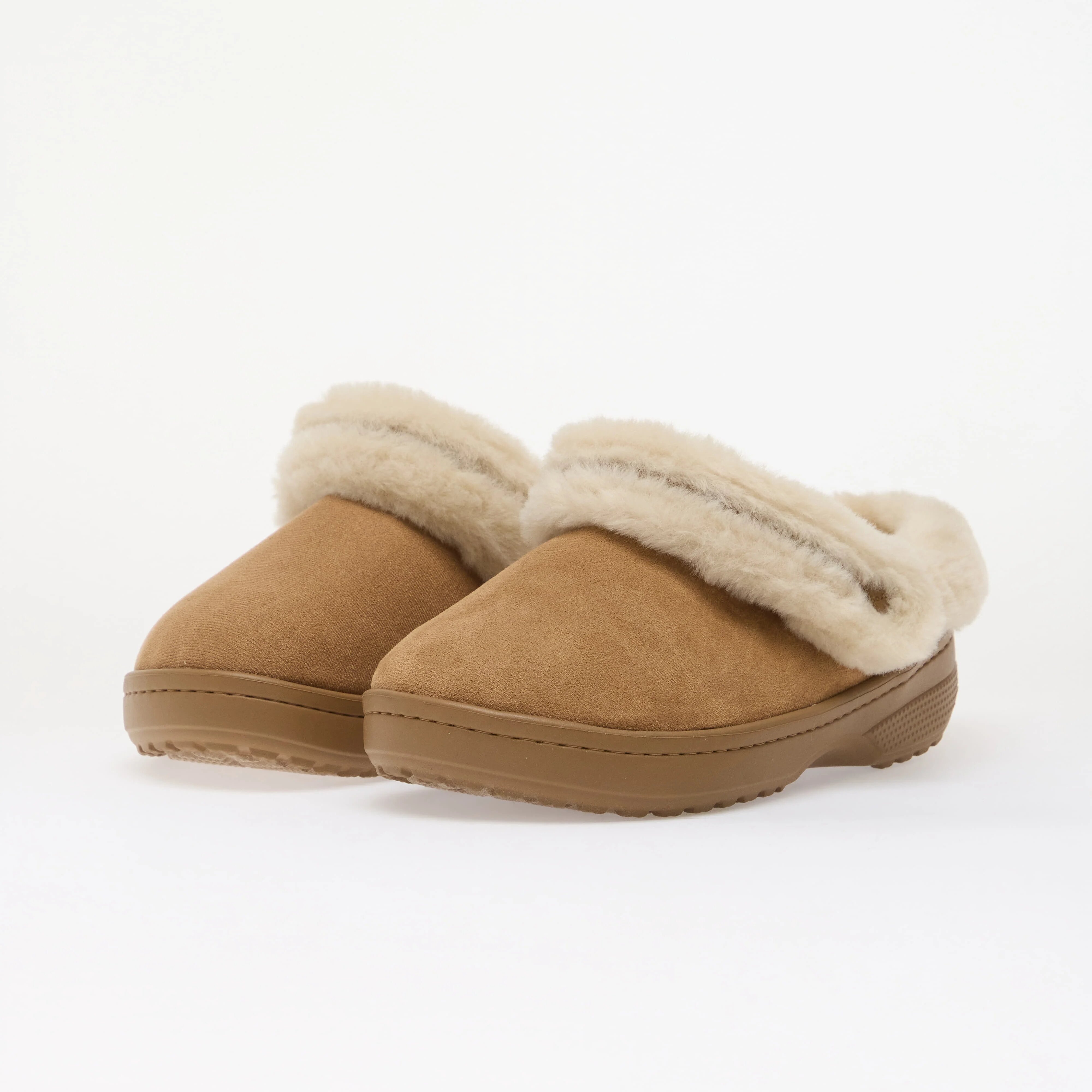 Crocs Обувки Classic Unfurgettable Sueded Clog Sepia