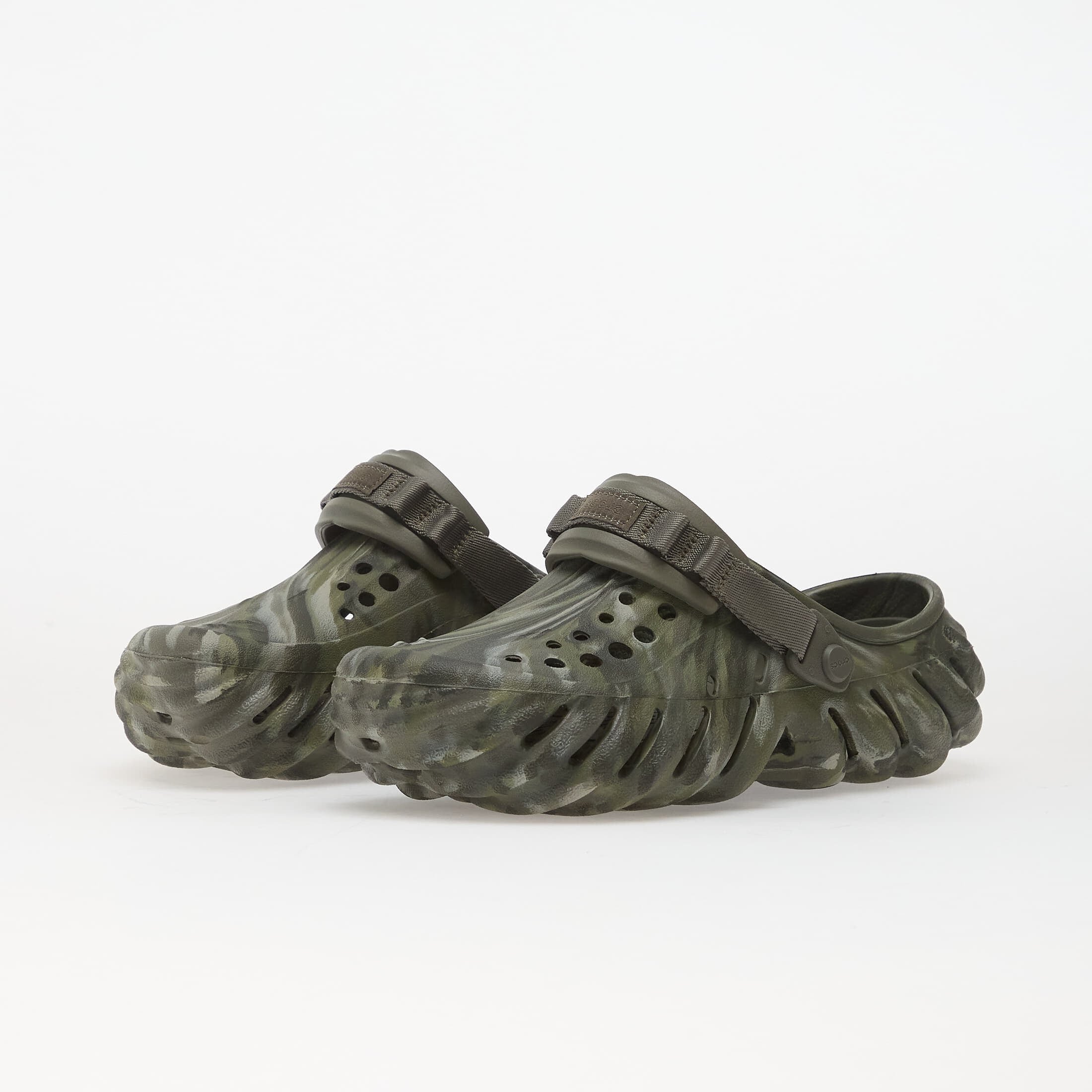 Crocs Обувки Echo Marbled Clog Dusty Olive/ Multi