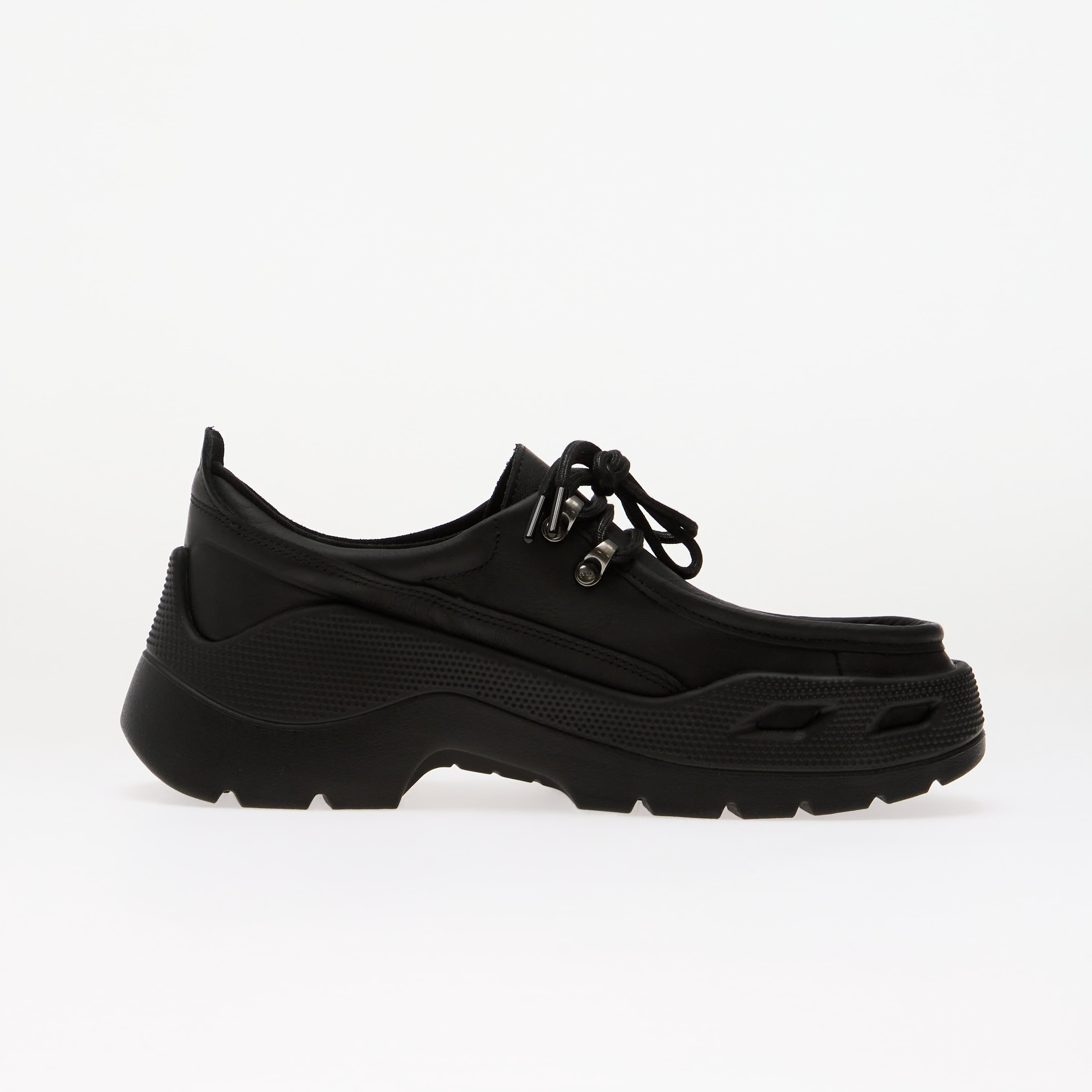 Crocs Обувки Gallery Leather Shoe Black/ Black