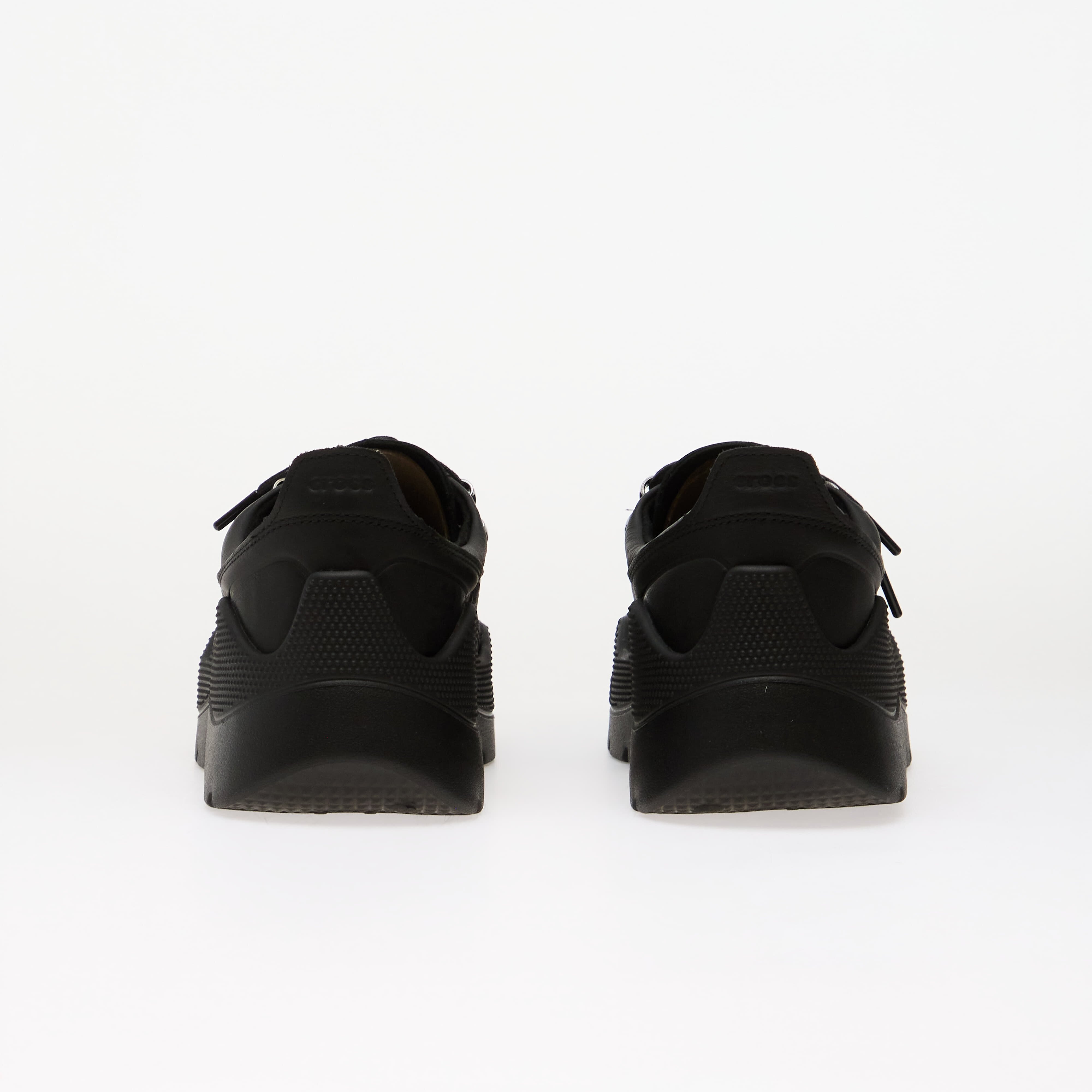 Crocs Обувки Gallery Leather Shoe Black/ Black