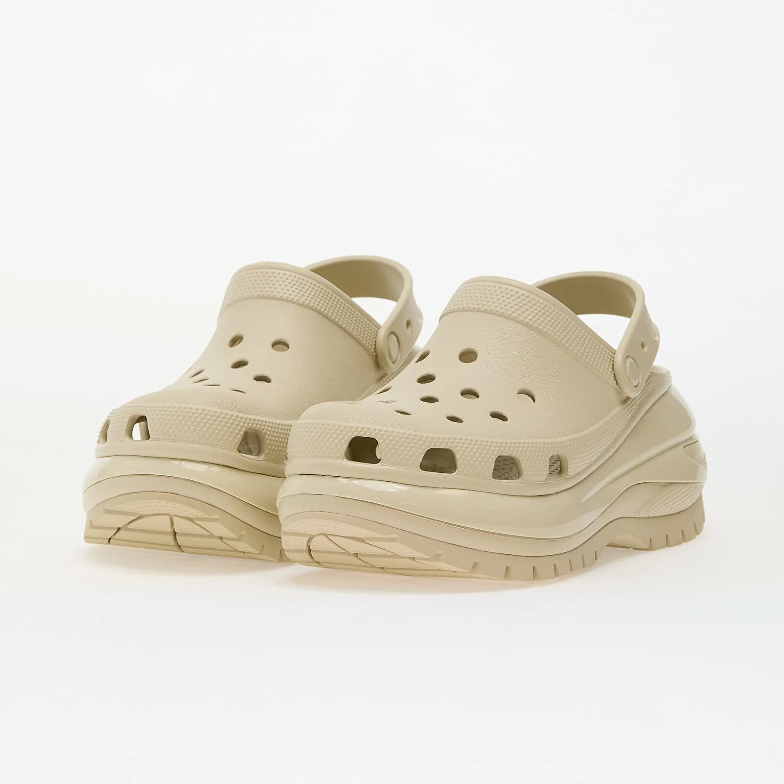 Crocs Сникърси Classic Mega Crush Clog Bone