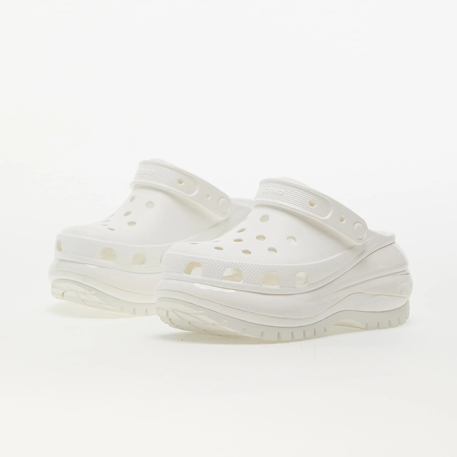 Crocs Сникърси Classic Mega Crush Clog White