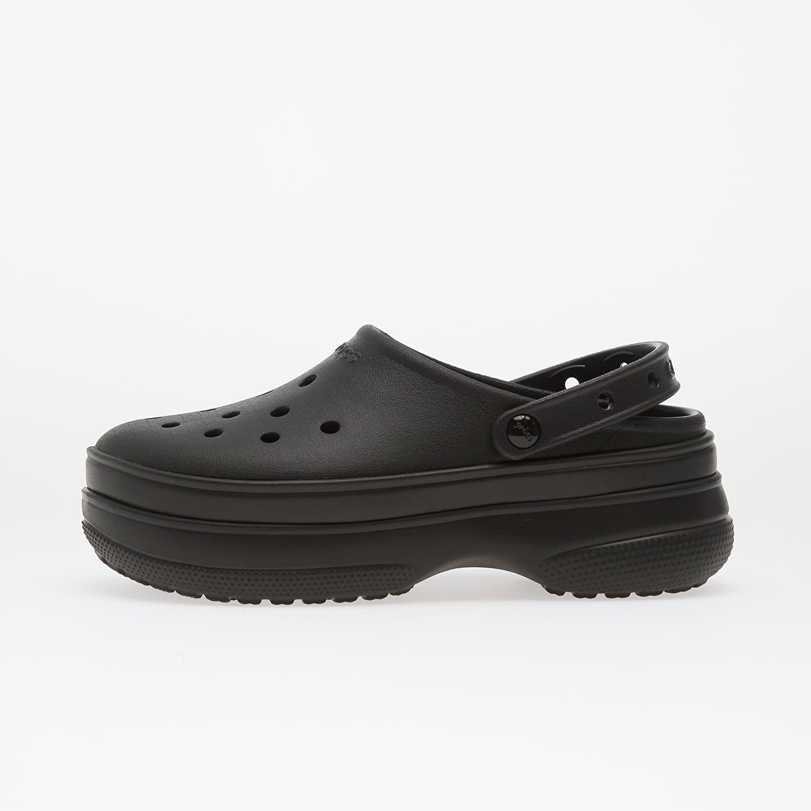 Crocs Сникърси Classic Stacked Clog Black/Black