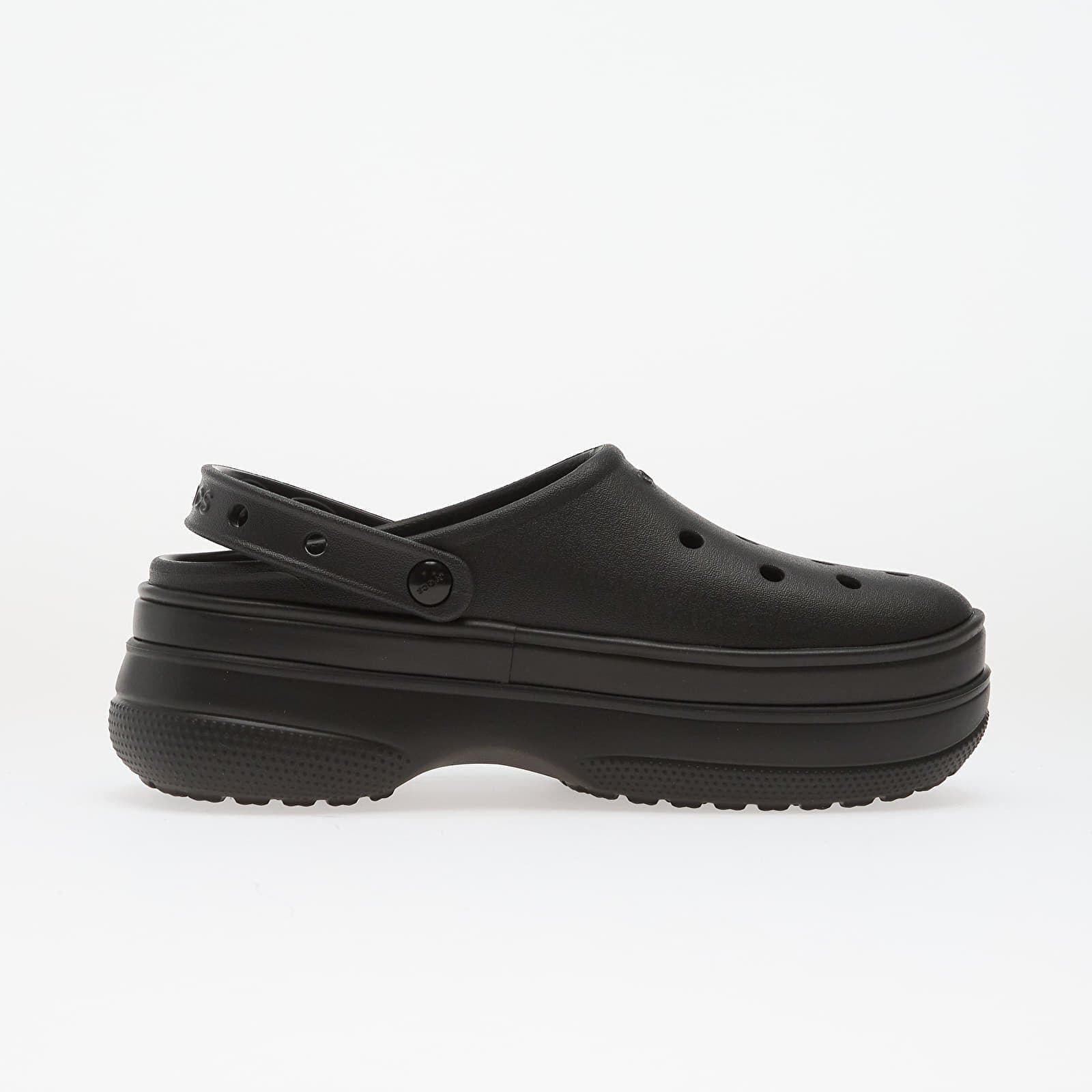 Crocs Сникърси Classic Stacked Clog Black/Black