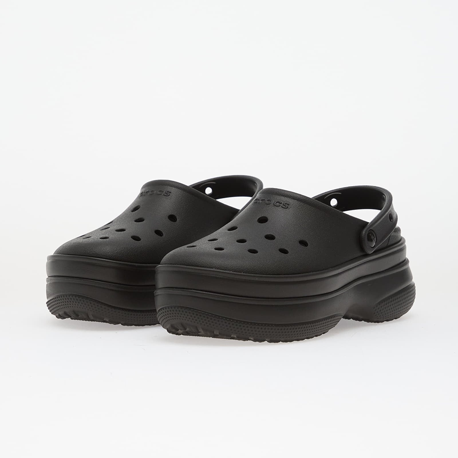 Crocs Сникърси Classic Stacked Clog Black/Black