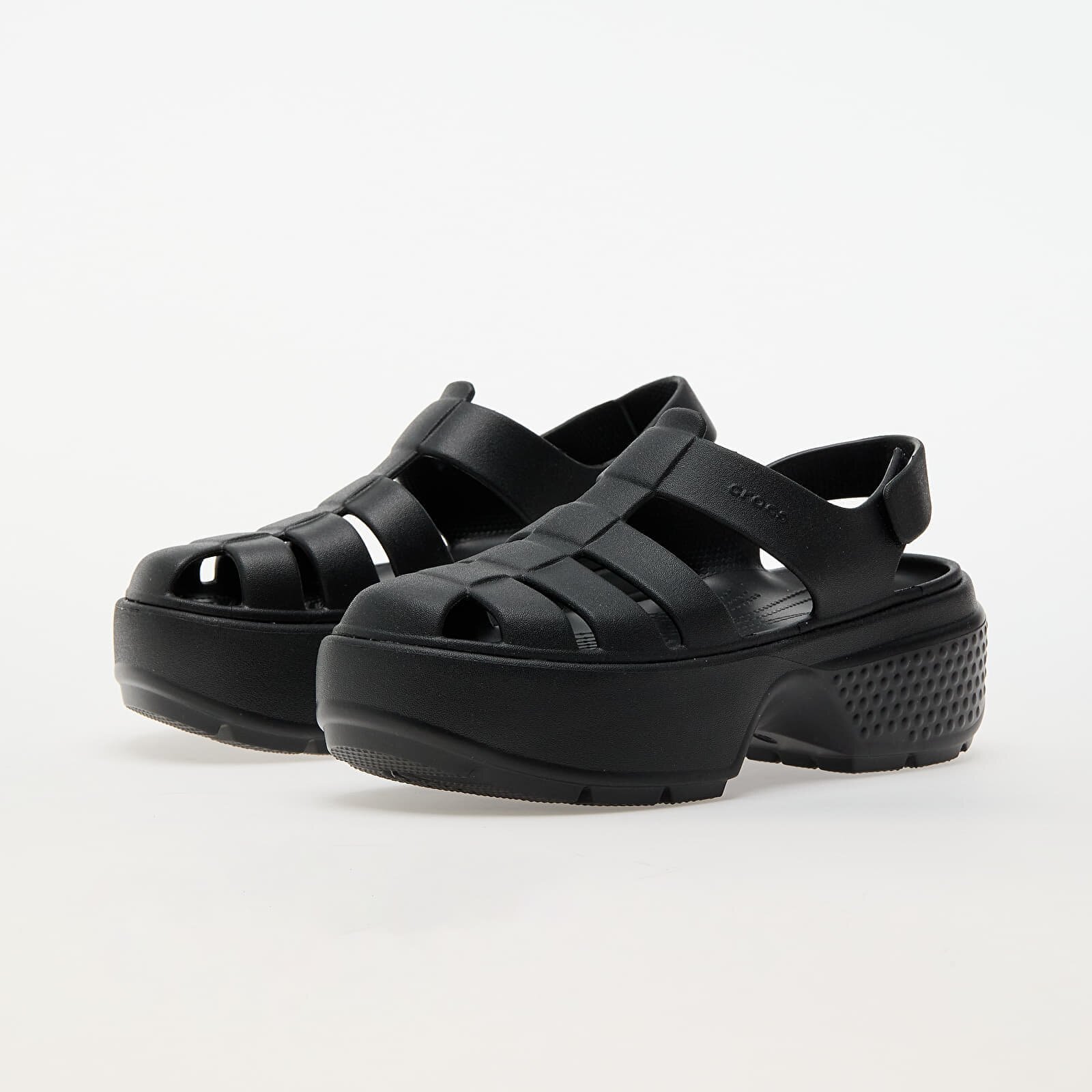 Crocs Stomp Fisherman Sandal Black